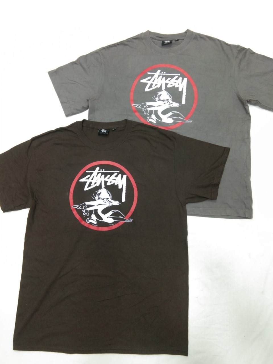 T-shirt imprimé Stussy style Rework CR4726