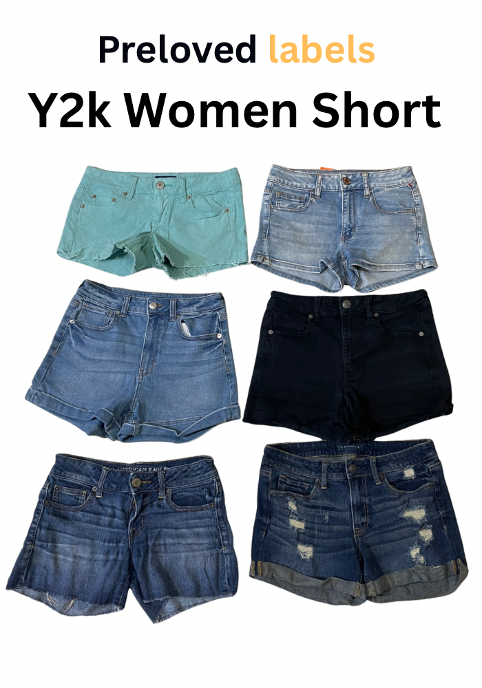 Y2K Branded Women’s Shorts Bundle – (Wcv: 348)
