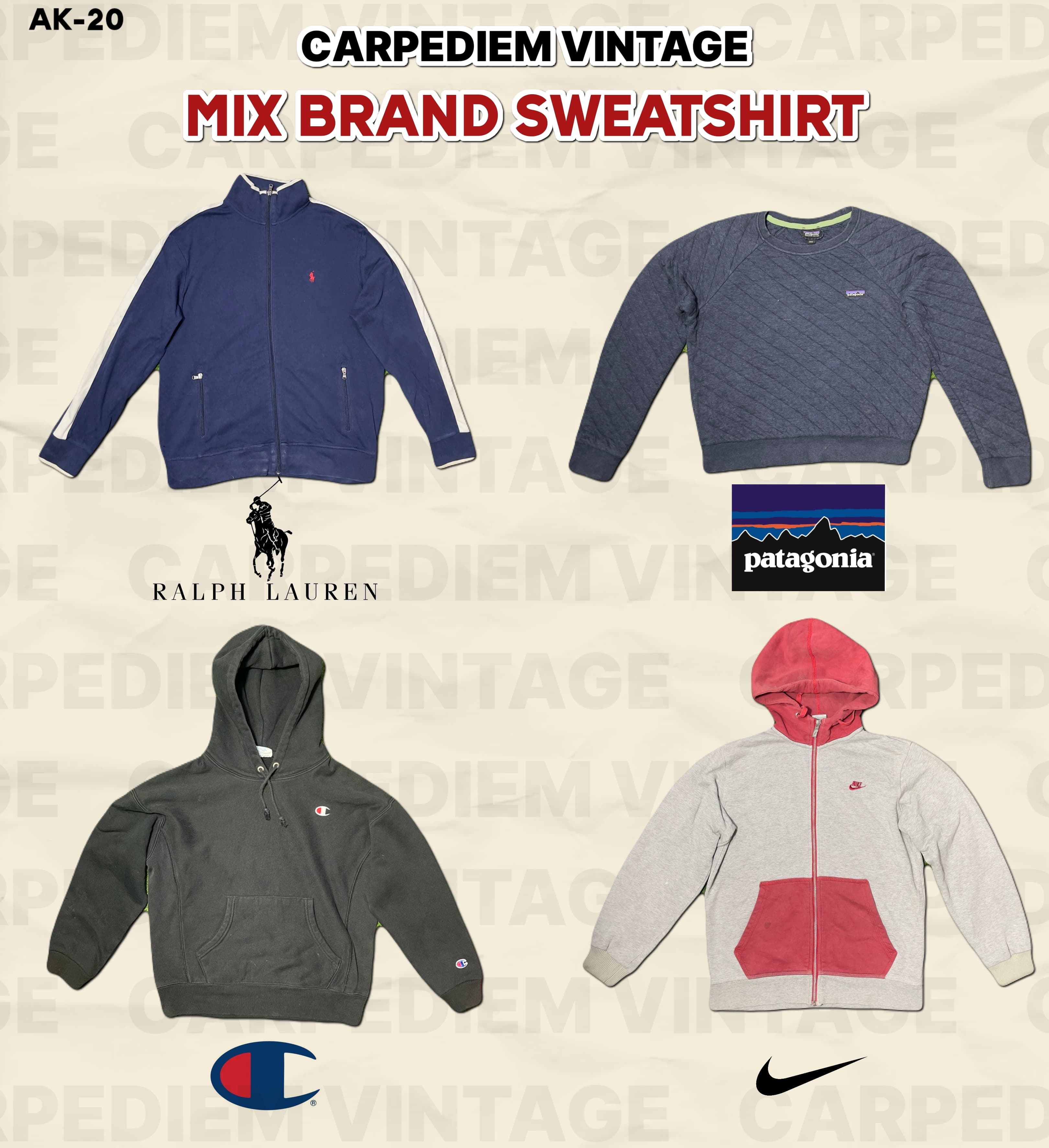 POLO UND MIX MARKEN SWEATSHIRT | AK-20