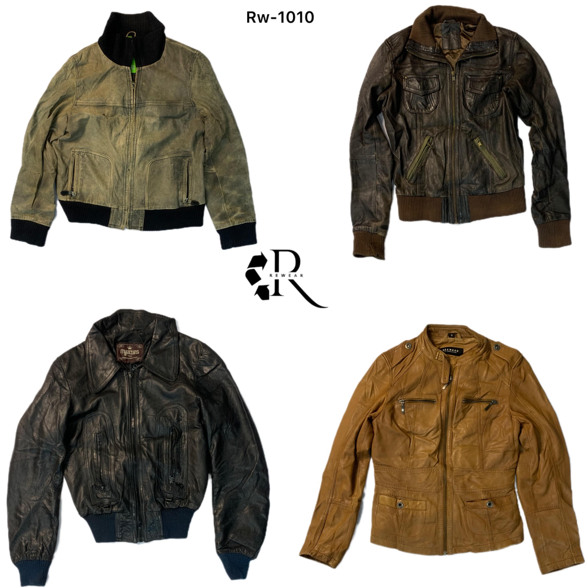 Y2K Retro Style Biker Jackets(RW-1010)