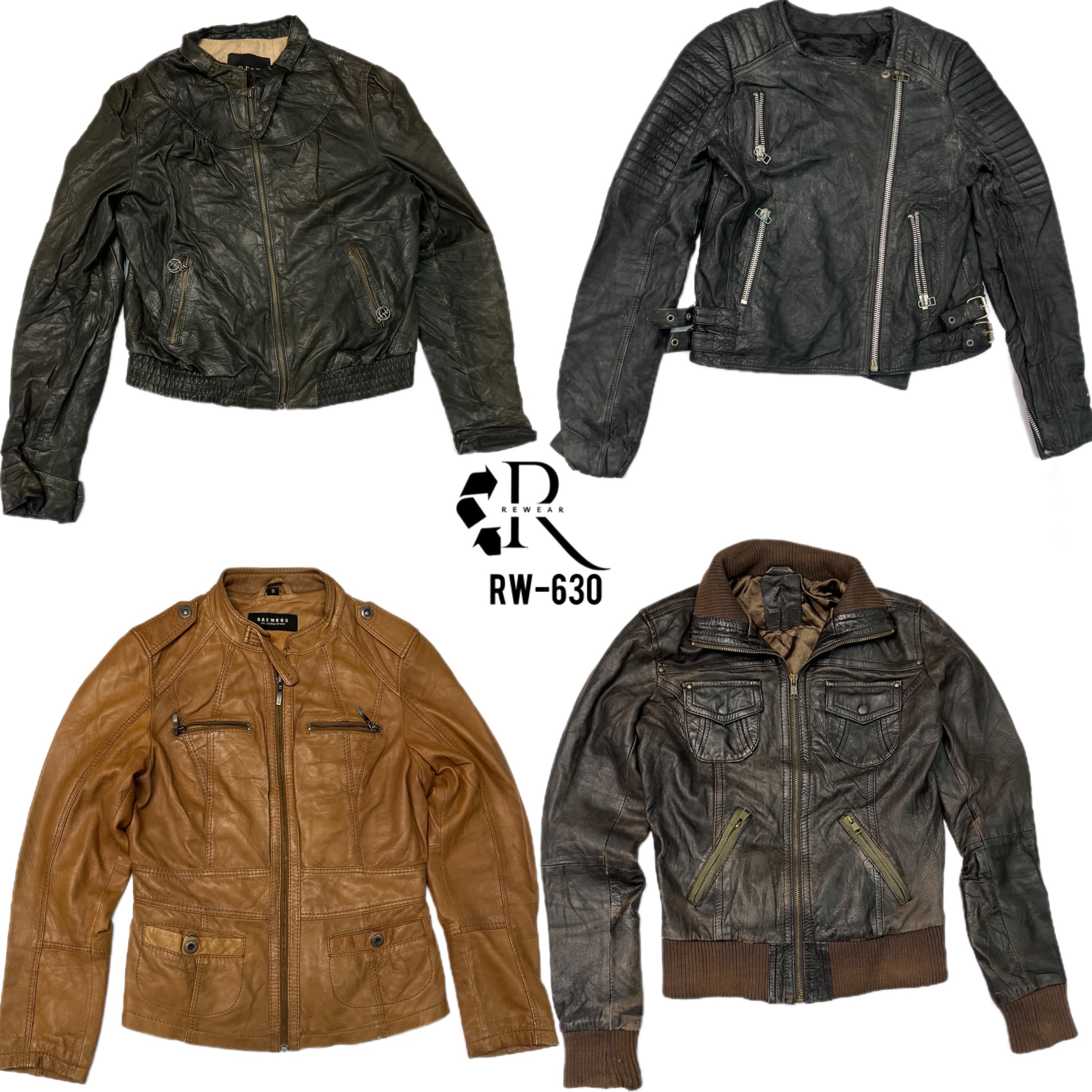 Jaquetas de Biker Estilo Retro Y2K (RW-630)