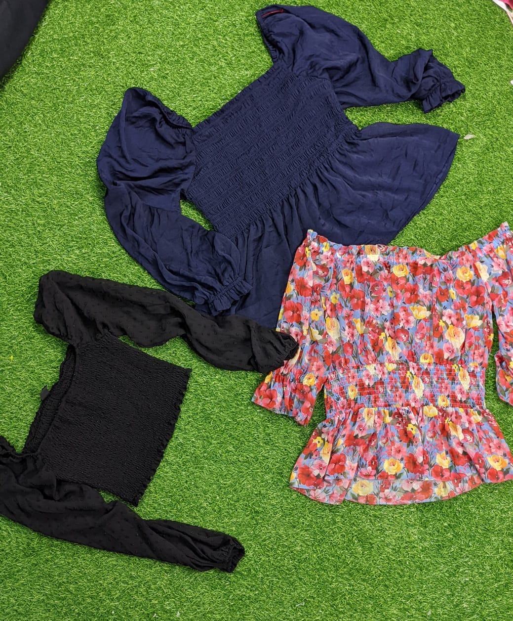 Floral printed tops