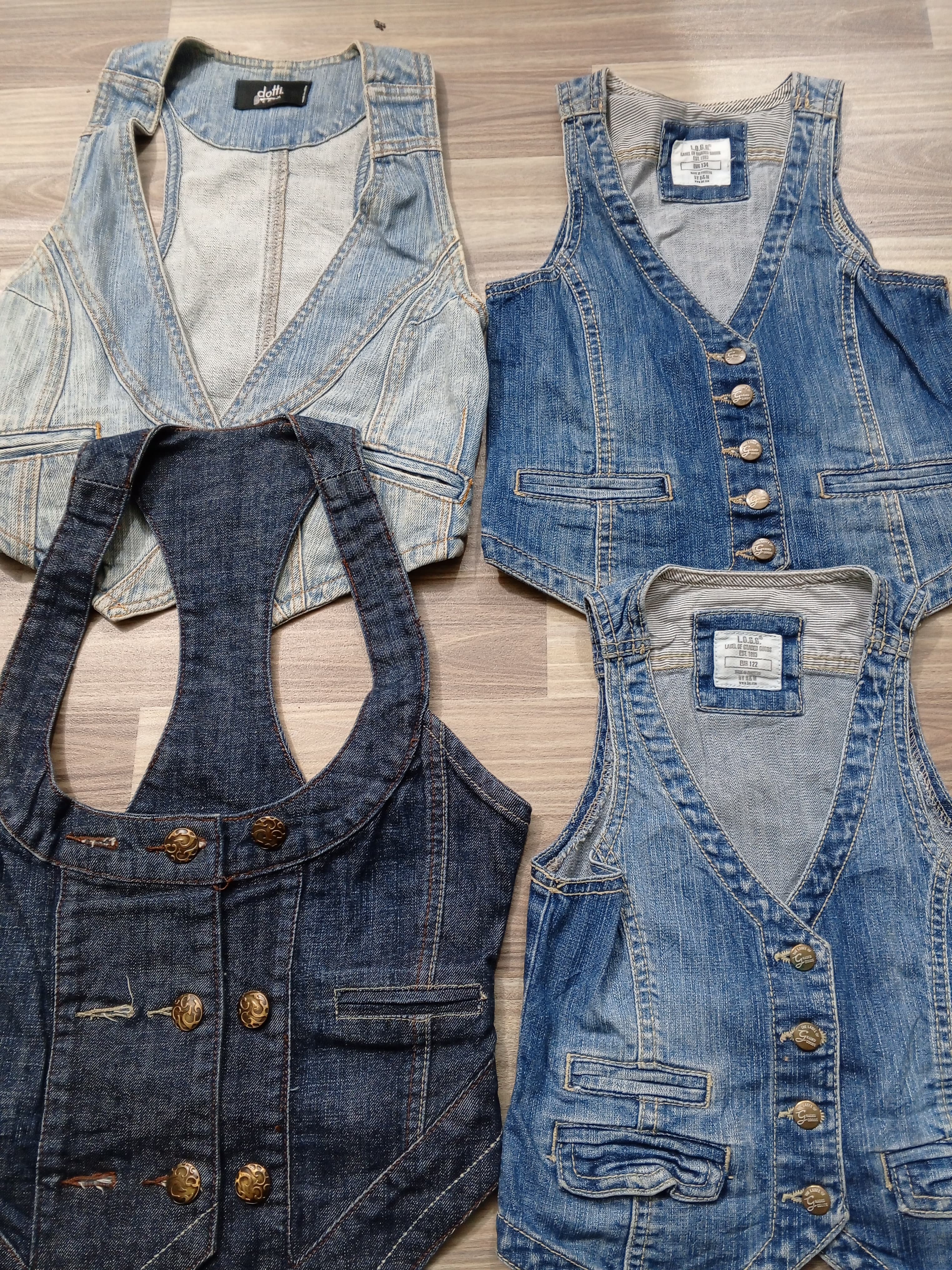 #105 Ladies Y2K Denim Vest -15