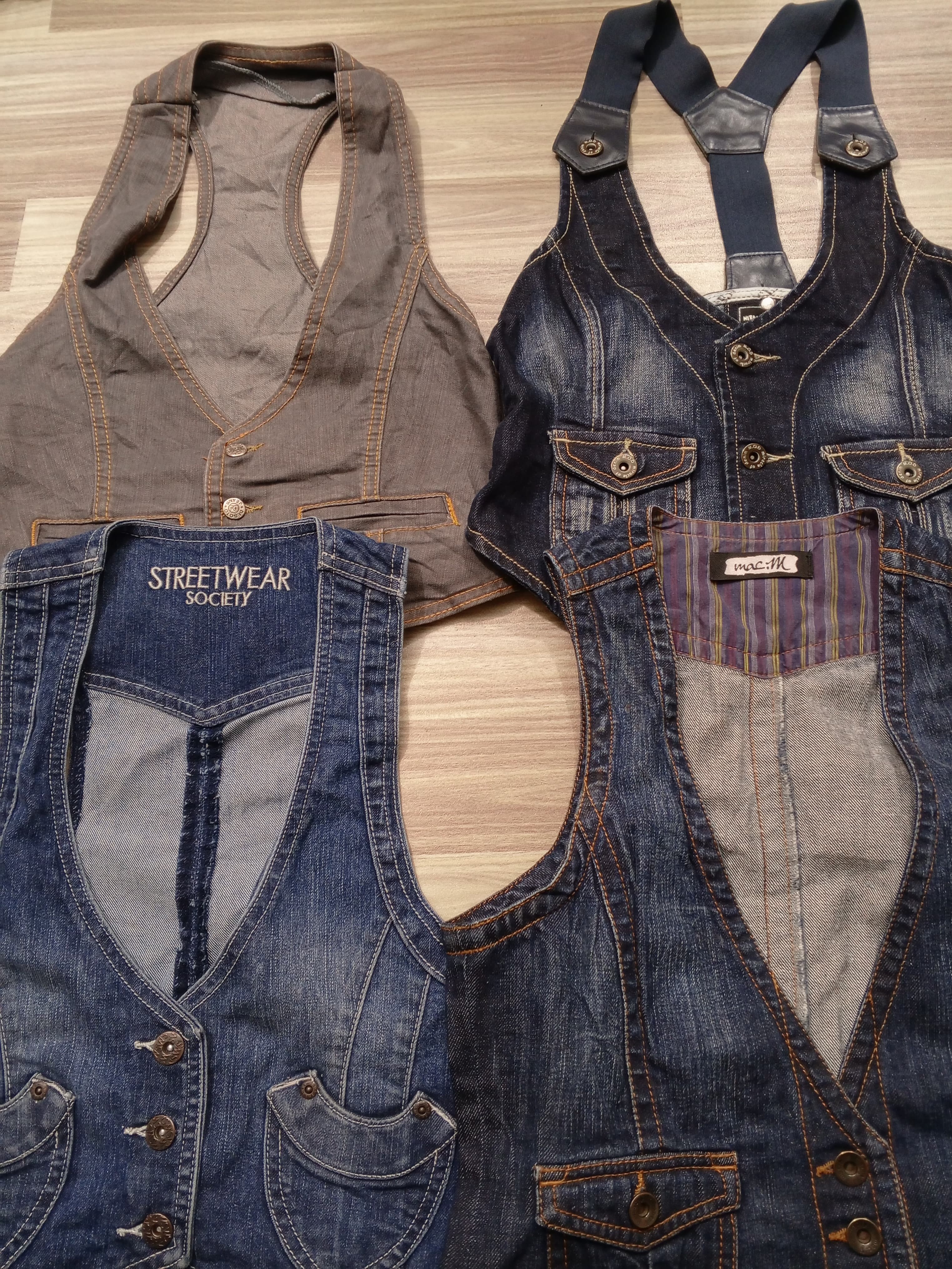 #104 Ladies Y2K Denim Vest -14