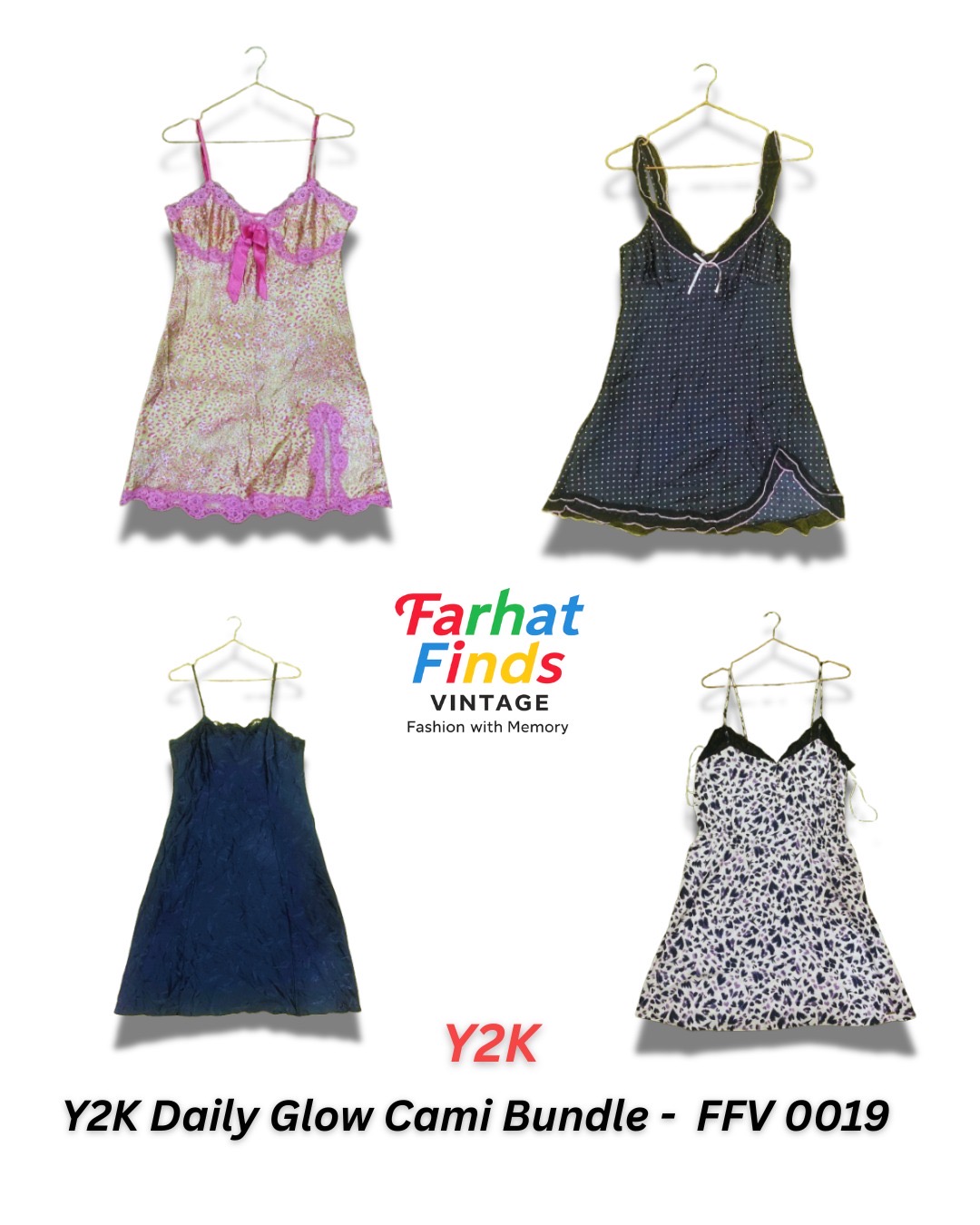 Y2K Daily Glow Cami Bundle - FFV 0019