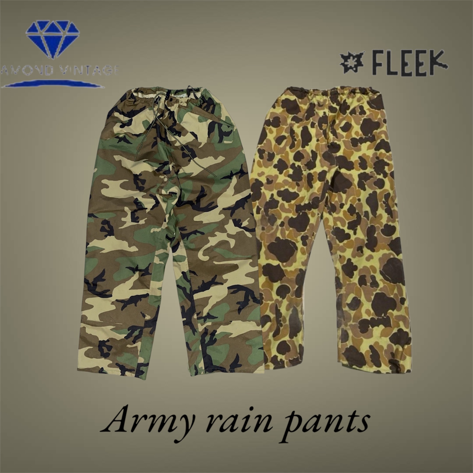 Pantalones de lluvia del ejército (DV -8- 41)