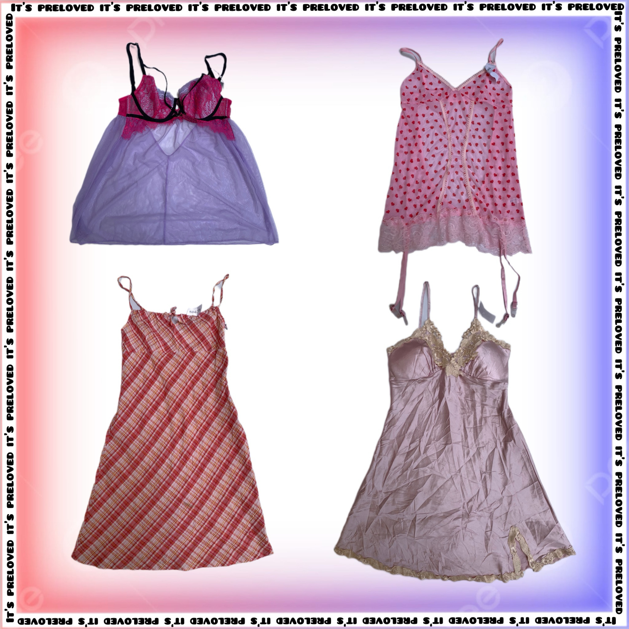 Cotton candy skies Dresses, camis, skirts mix (SS-1116)