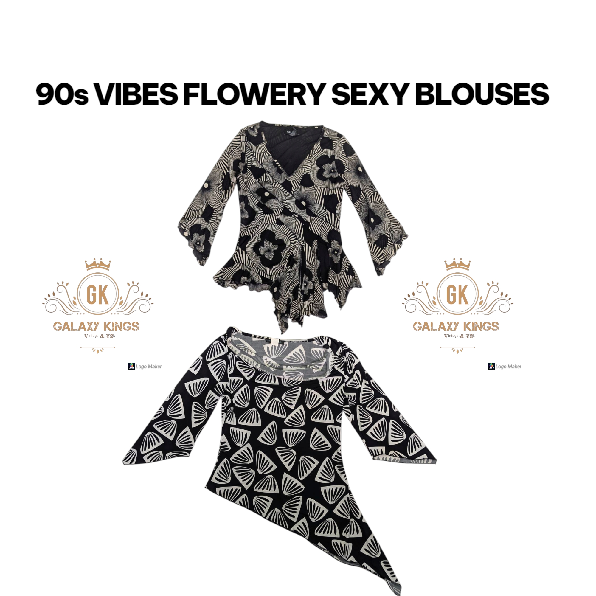 BLUSE FIORITE SESSY DEGLI ANNI '90
