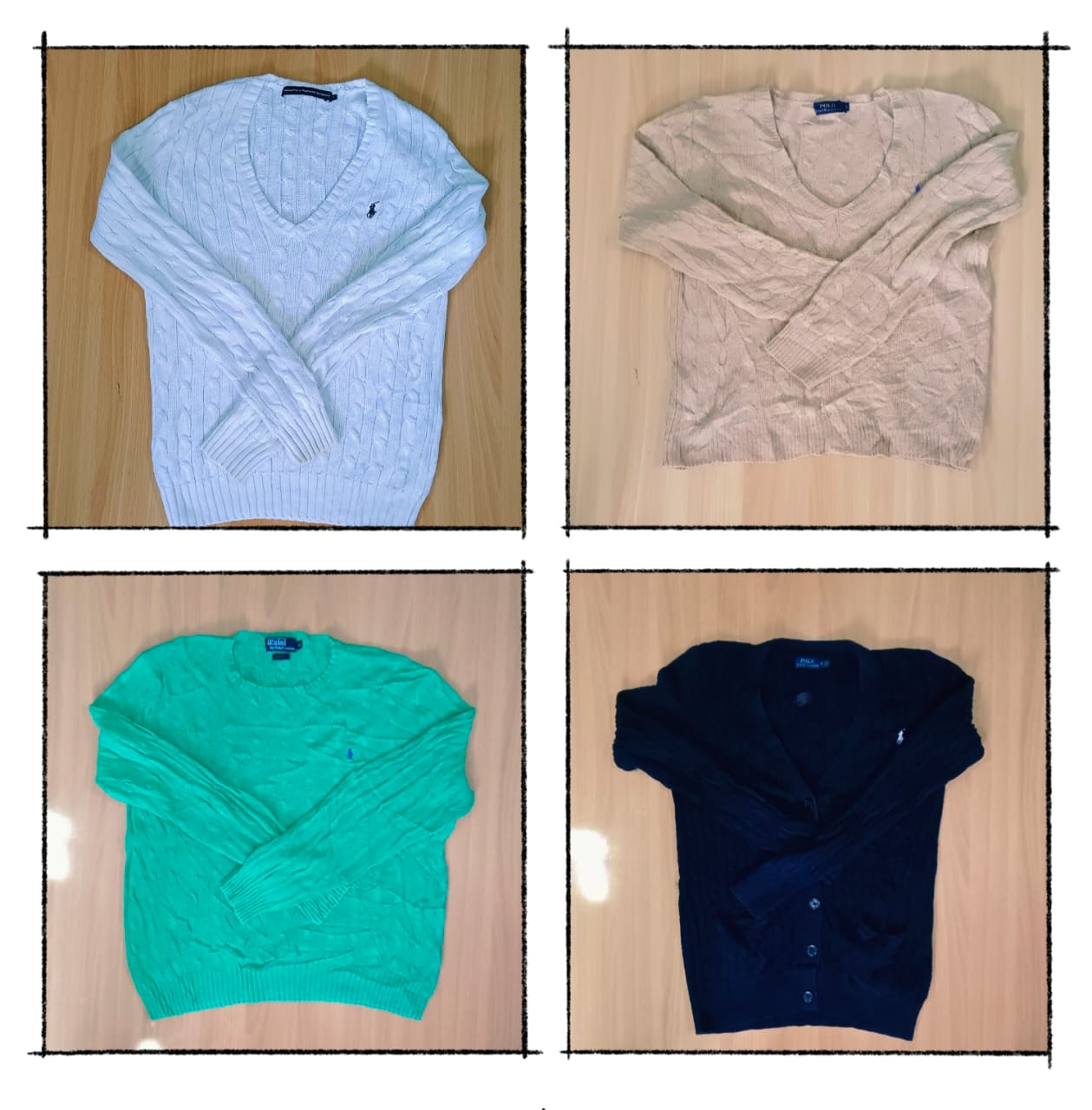 JA 0318 Ralph Lauren Suéteres de Punto Trenzado