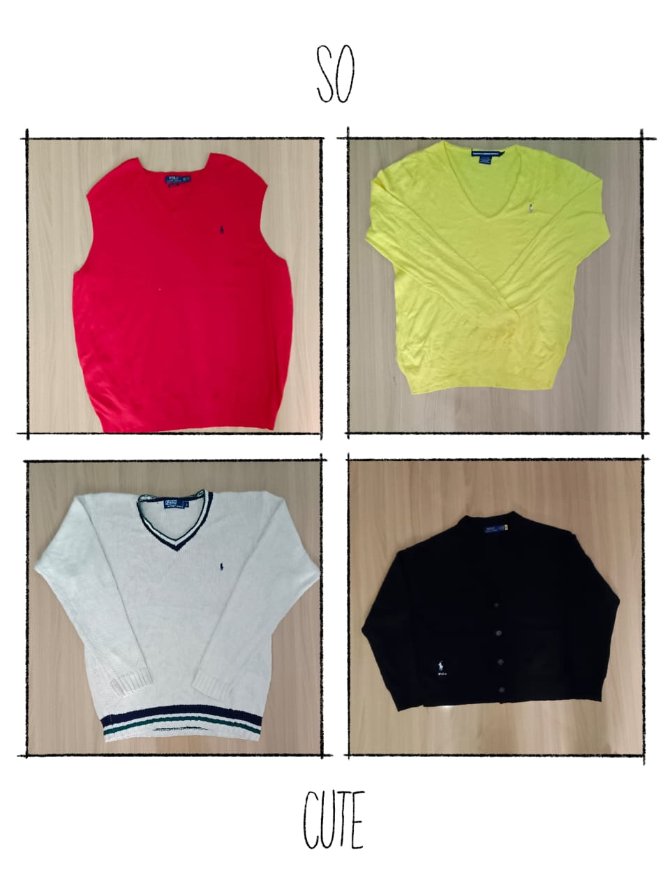 JA 0313 Ralph Lauren V- neck Sweaters