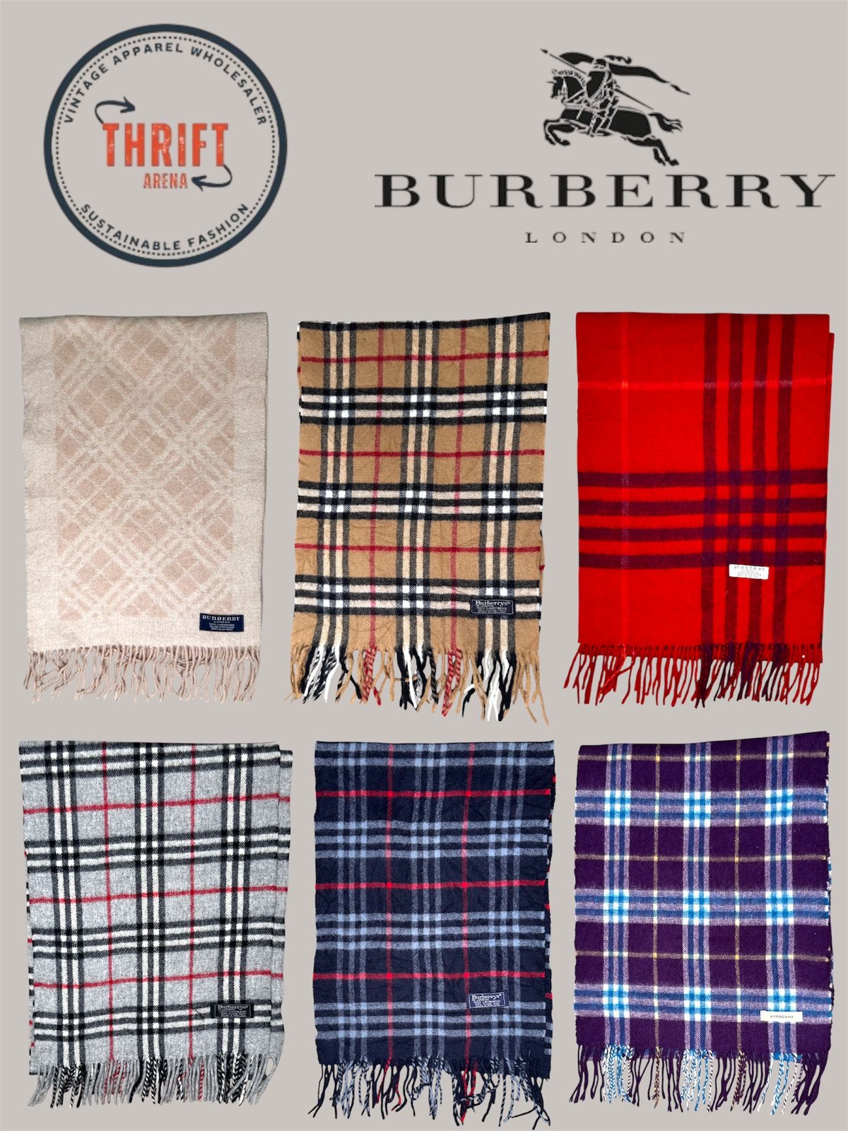 T1270 Burberry Scarve 🧣