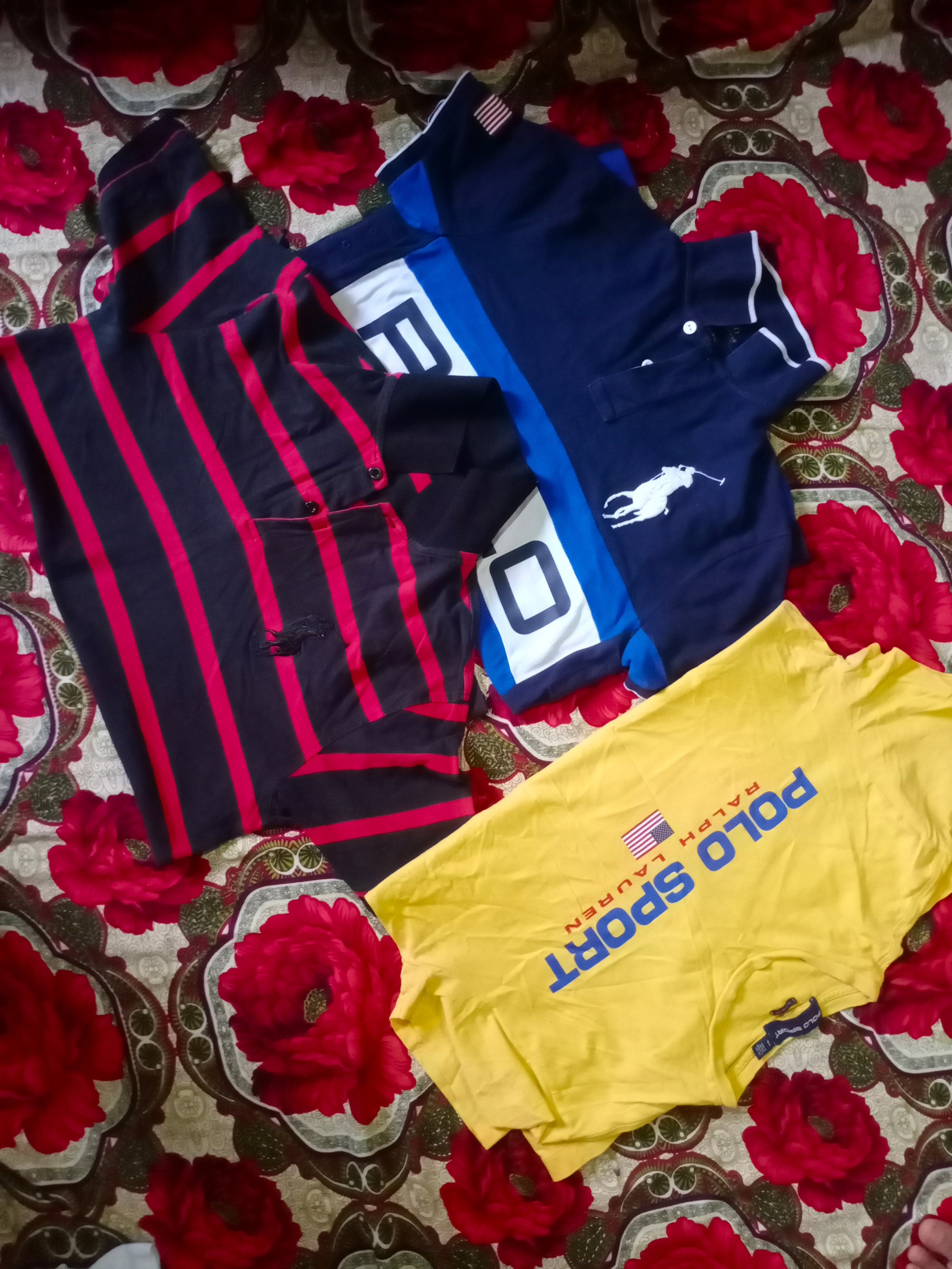 Polo masculino de gola e camisetas de gola redonda