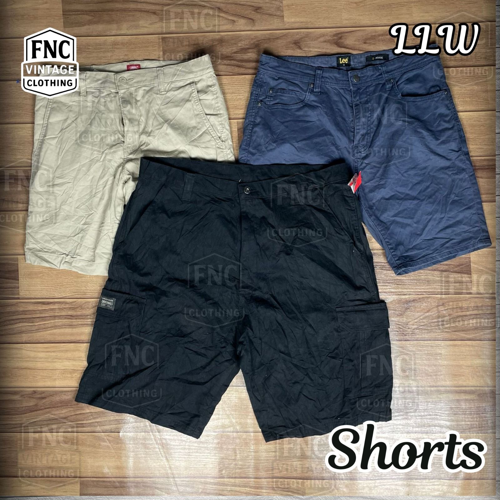 Shorts Lee, Levis e Wrangler (fnc:538)