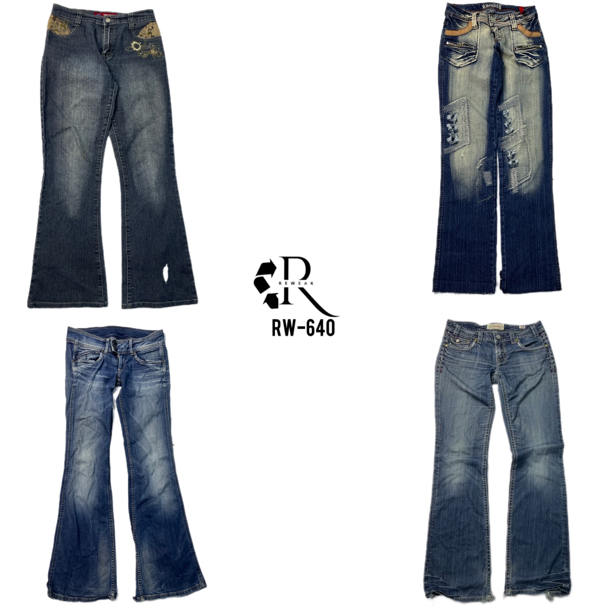 Y2K Denim jeans(RW-640)