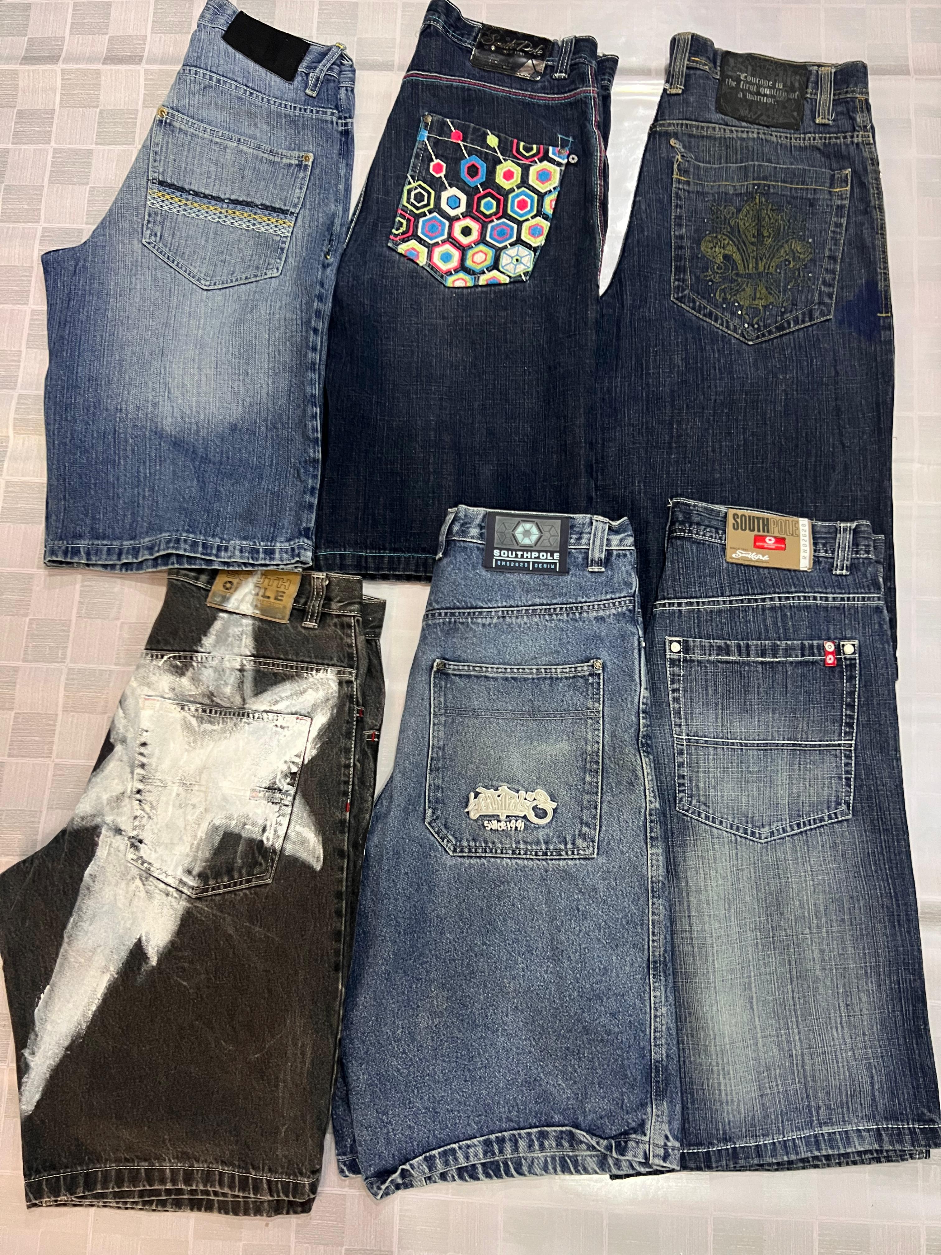 R105 Men Baggy Hip Hop South Pole Shorts