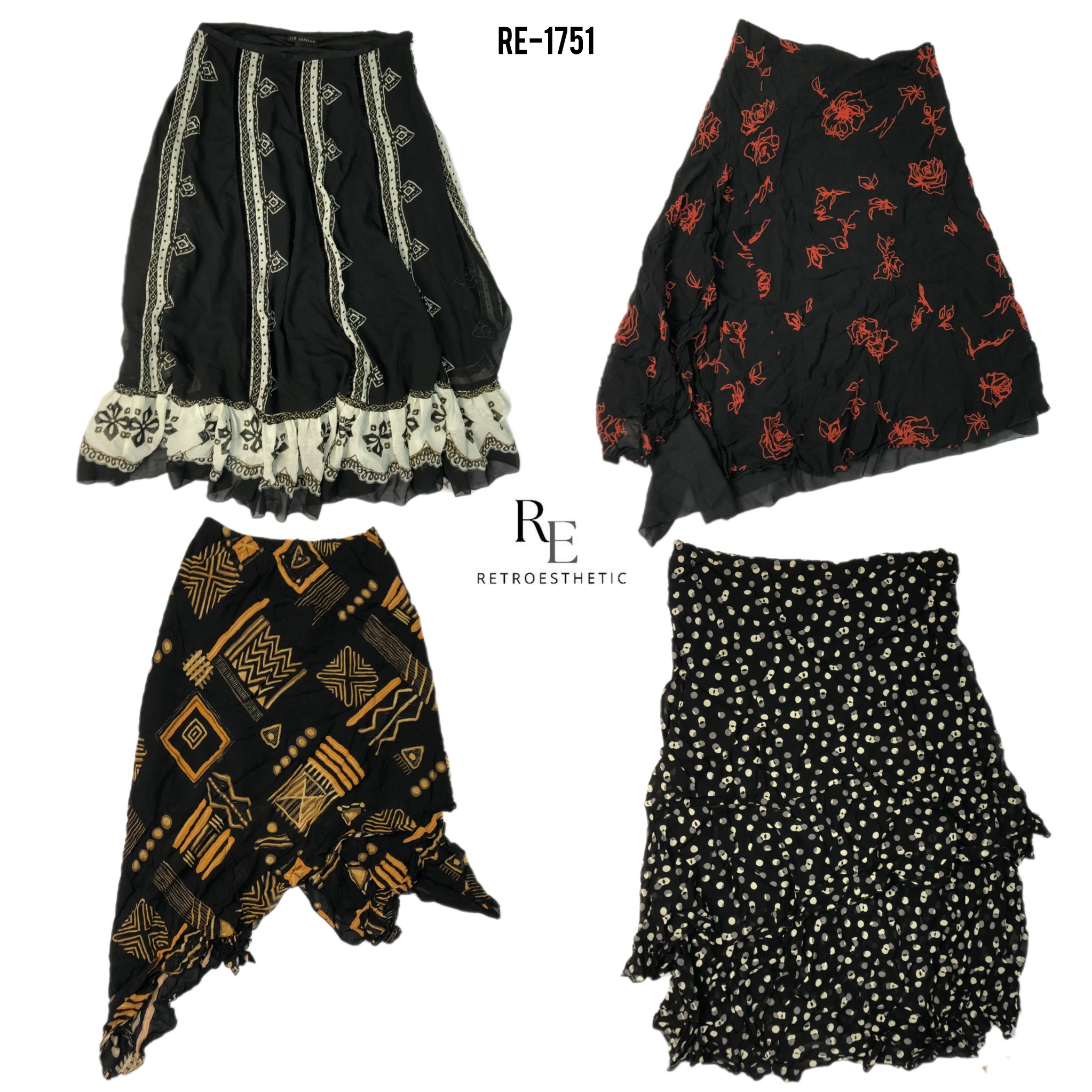 Y2K Grunge Fairycore Mix Summer Skirts (RE-1751)