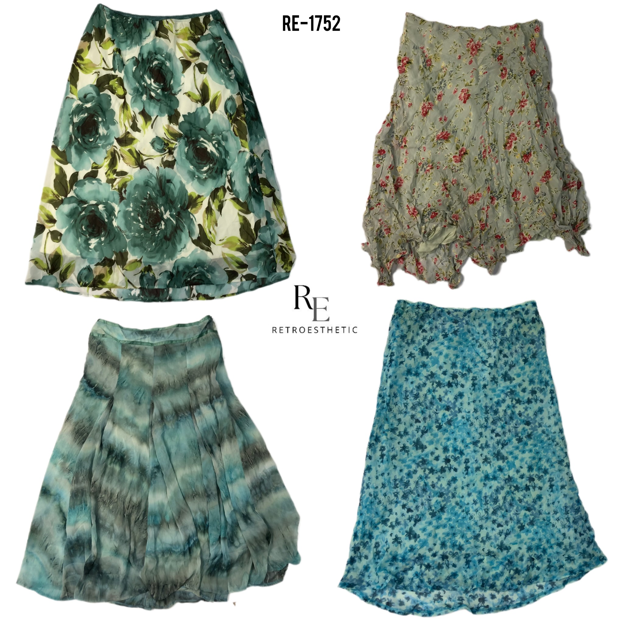 Y2K Oceanic Vibe Summer Skirts (RE-1752)