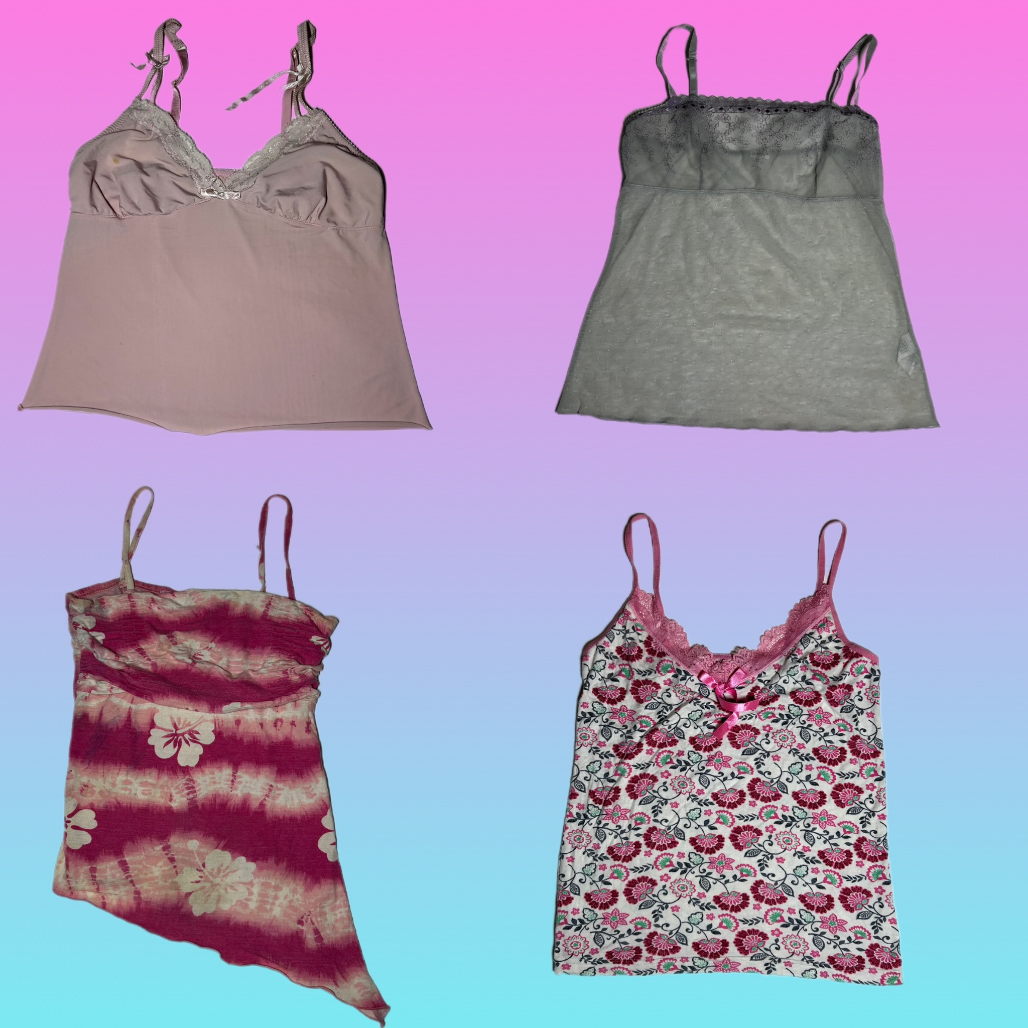 Y2k cutesy Cami Tops (TT-152)