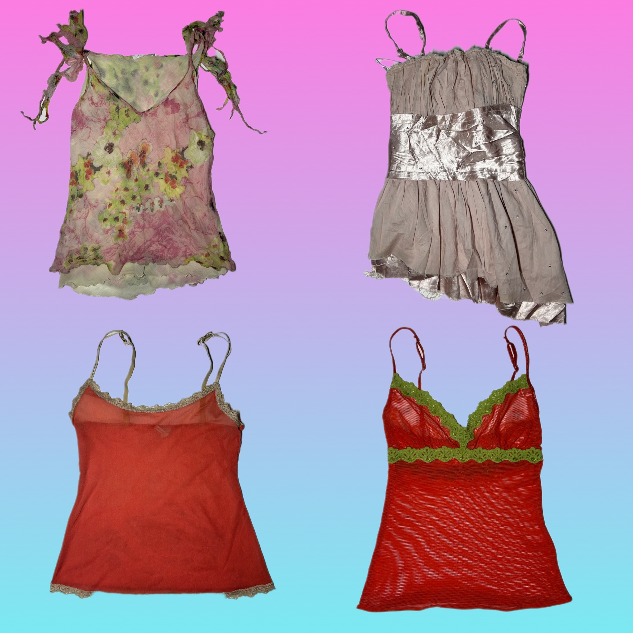 Y2k cute core cami tops (TT 155)