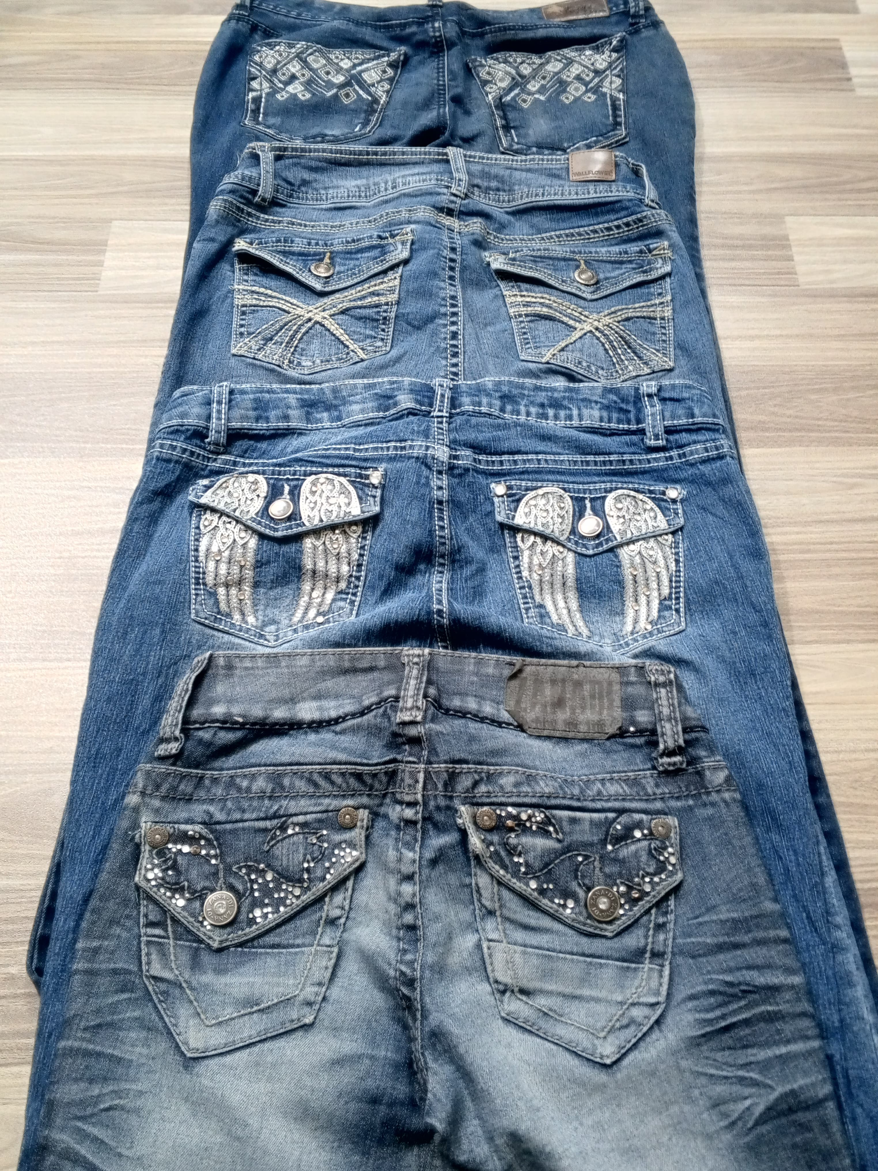 #108 Ladies Y2K Flared Jeans -14