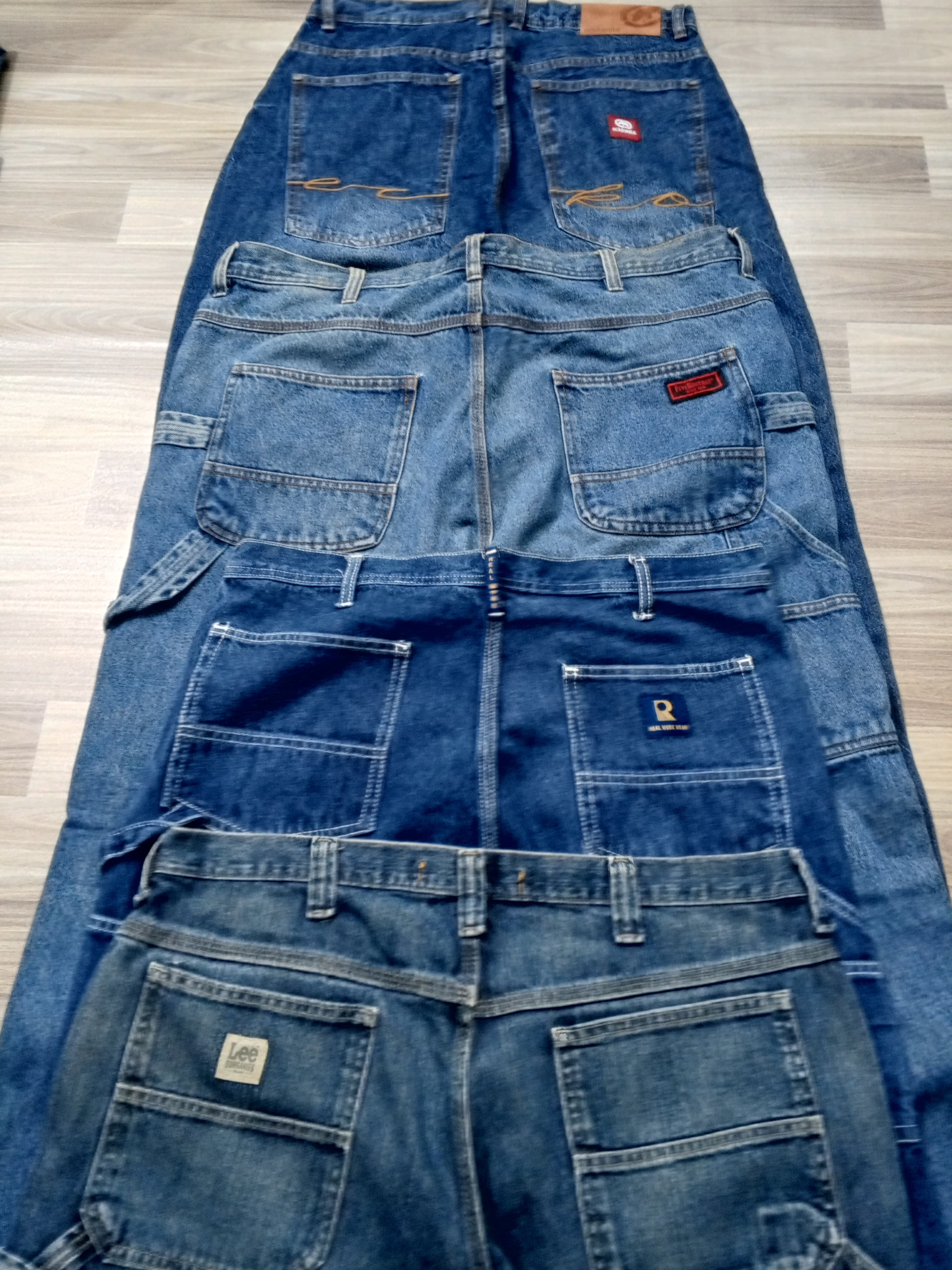 #107 Men Baggy Designer Jeans -16