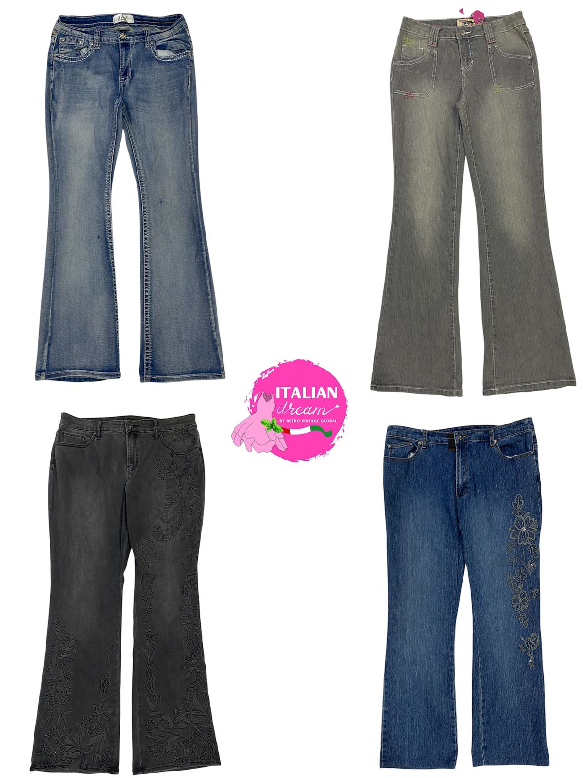 Y2k einzigartige Jeans