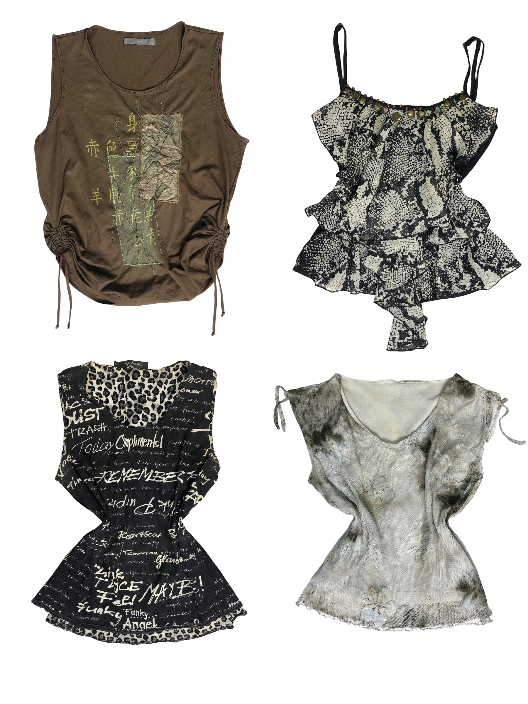 Der Graphic Mix x Y2K Top S-1221