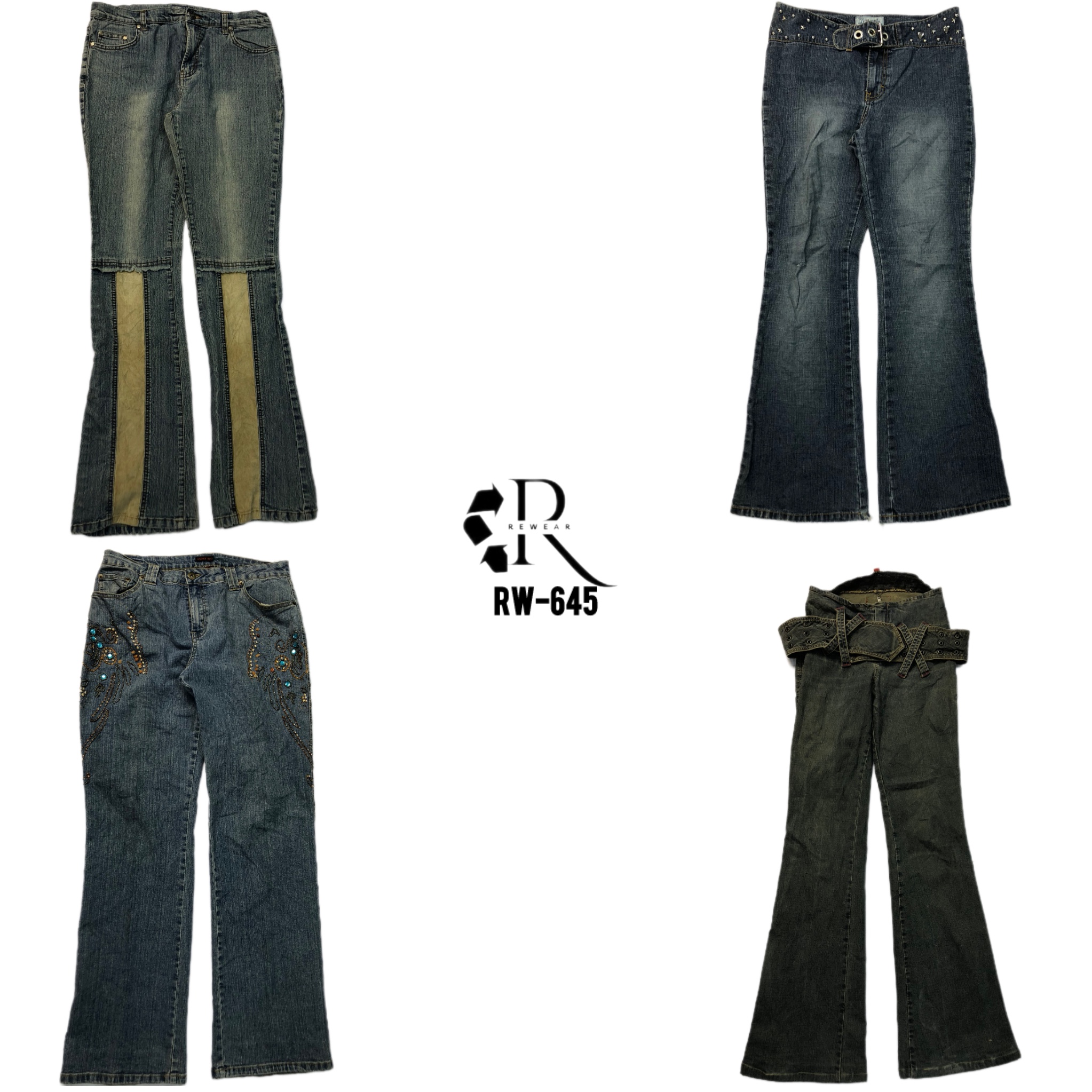 Y2K Britney Era Jeans in Denim Unici (RW-645)