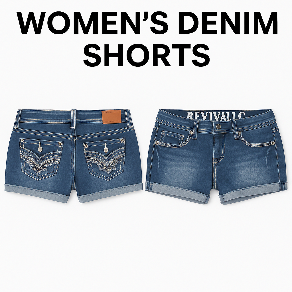 Shorts in denim da donna