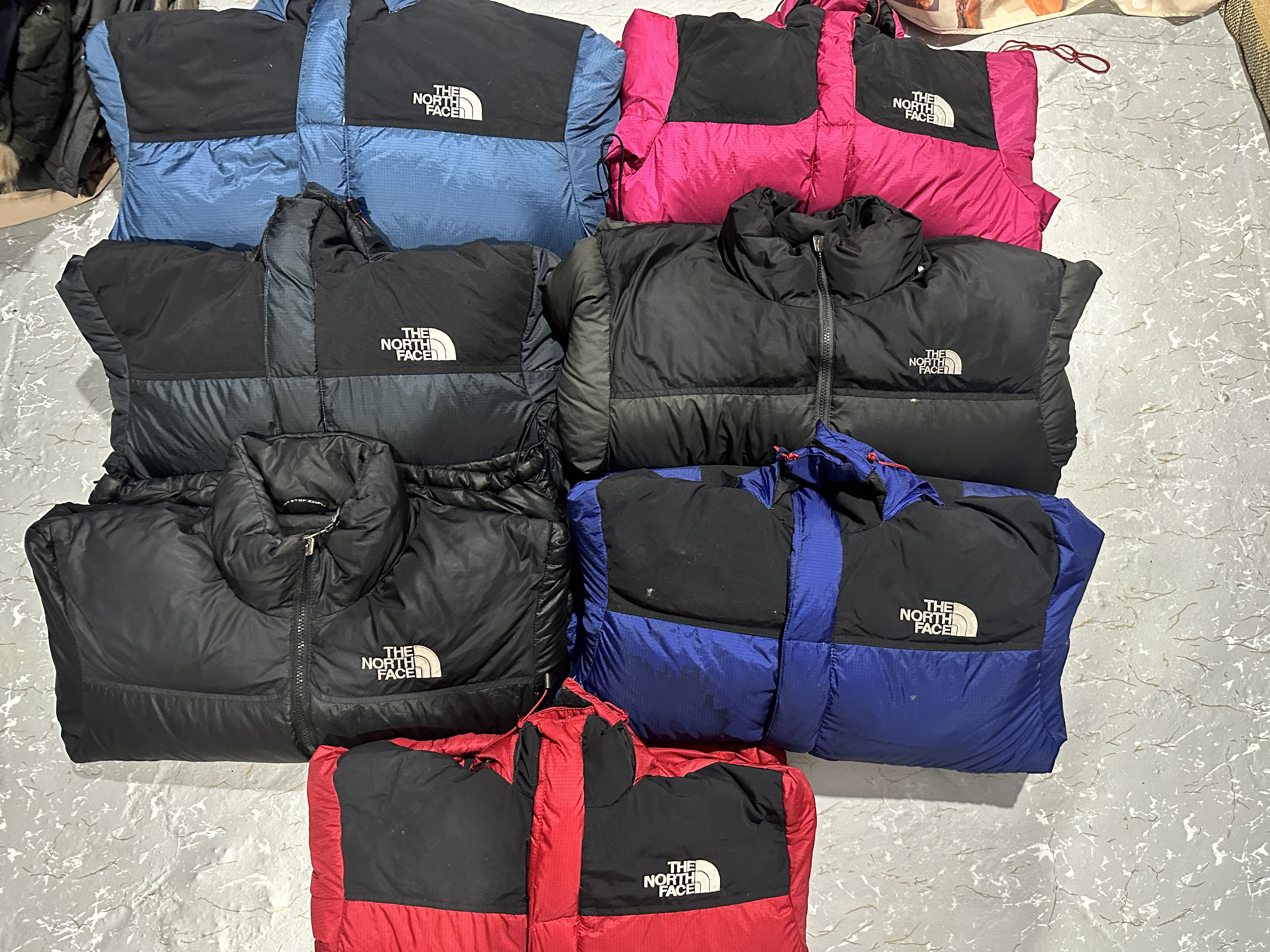 Les vestes The North Face