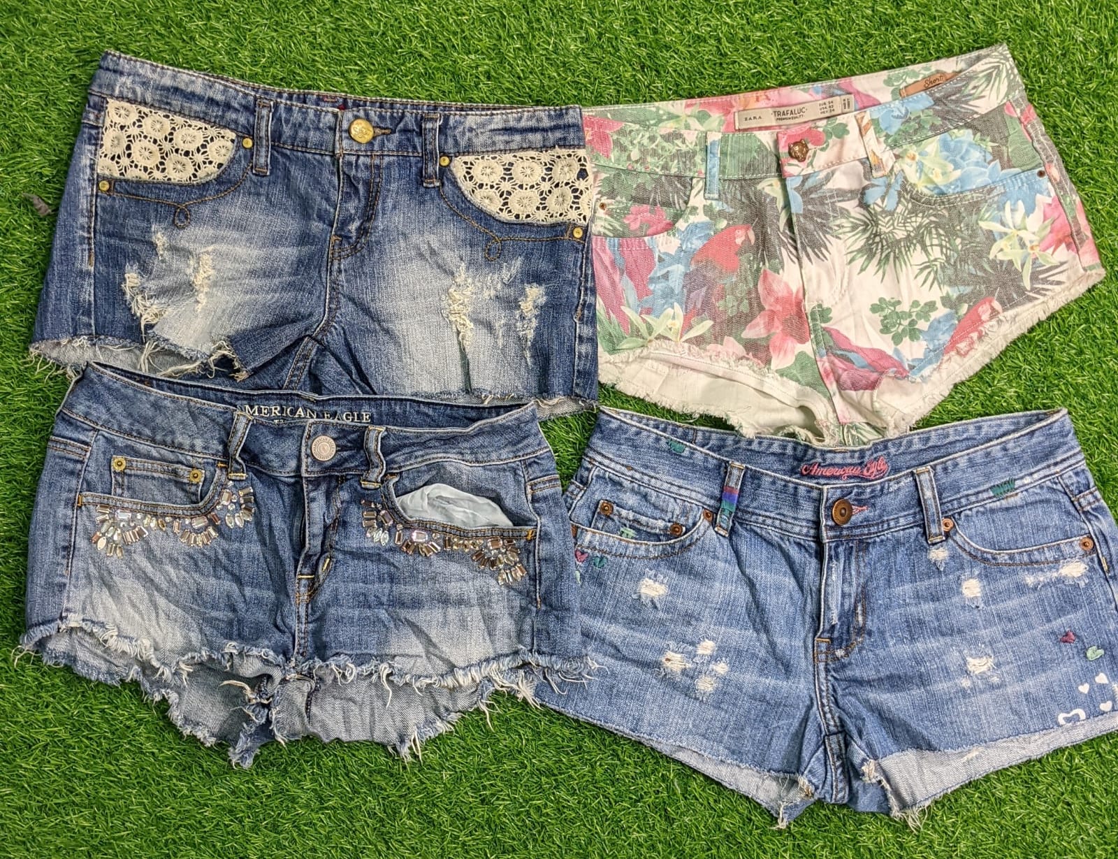 Short en denim