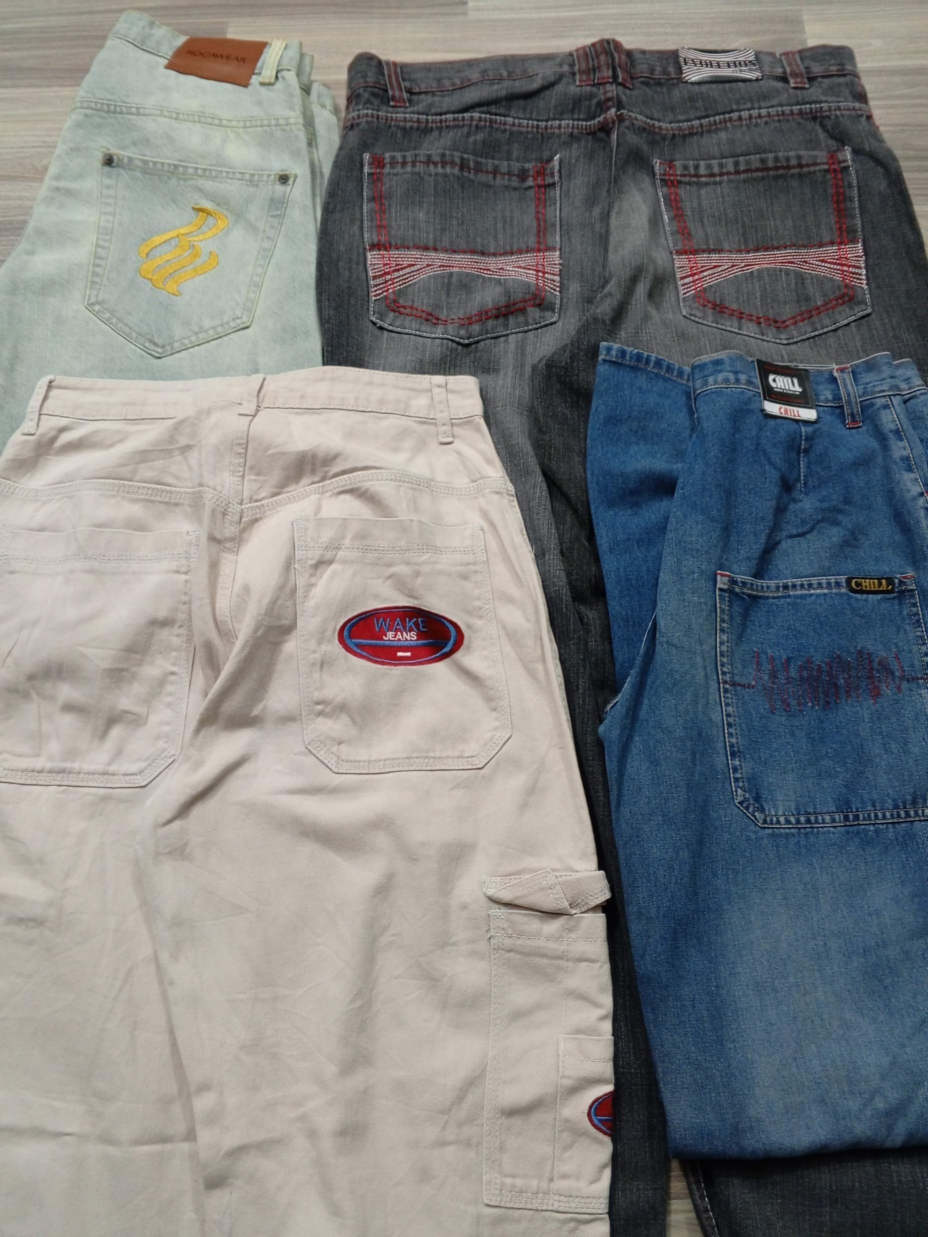 #114 Herren Designer Baggy Jeans -14