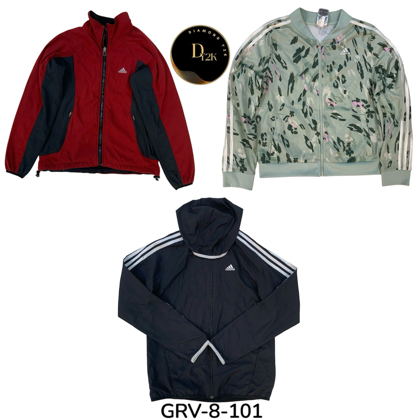 Nike and adidas light zipper jacket (GRV-8-101)