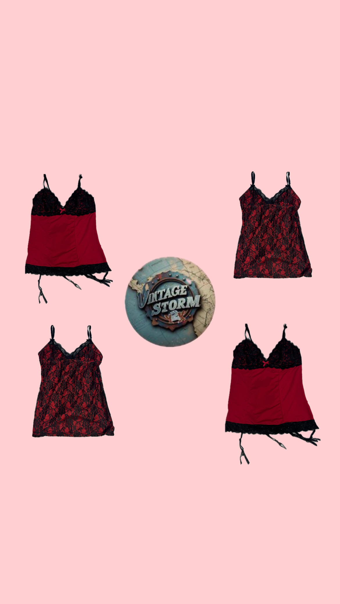 Y2K Sweet Girl Silk Cami Tops