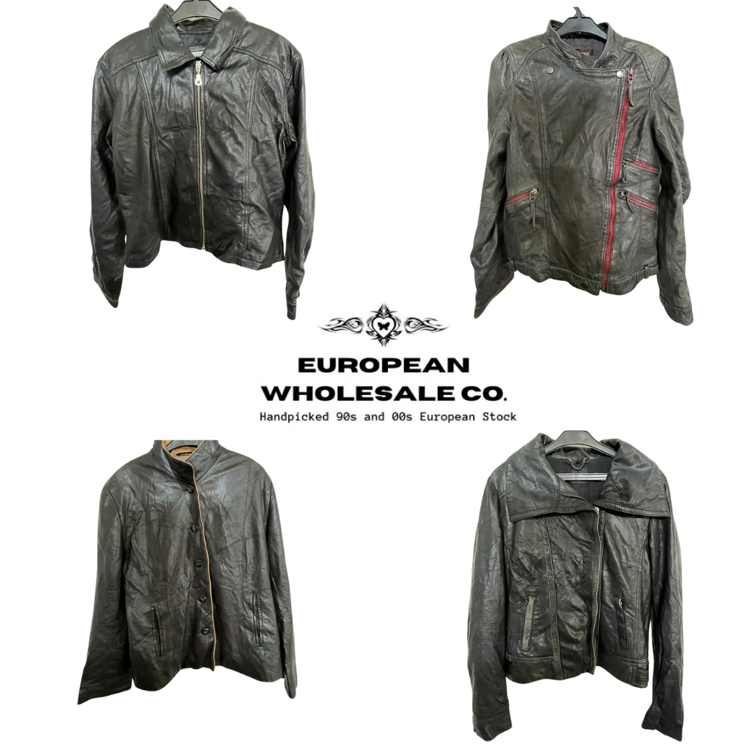 Veste en cuir Y2K IT GIRL Mix (EWC08)