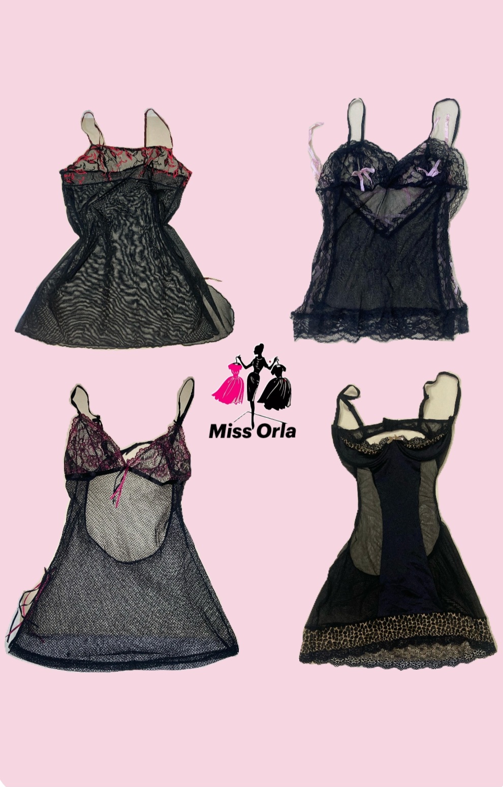 Y2k schwarz pink Vibe Cami Tops (M-053)