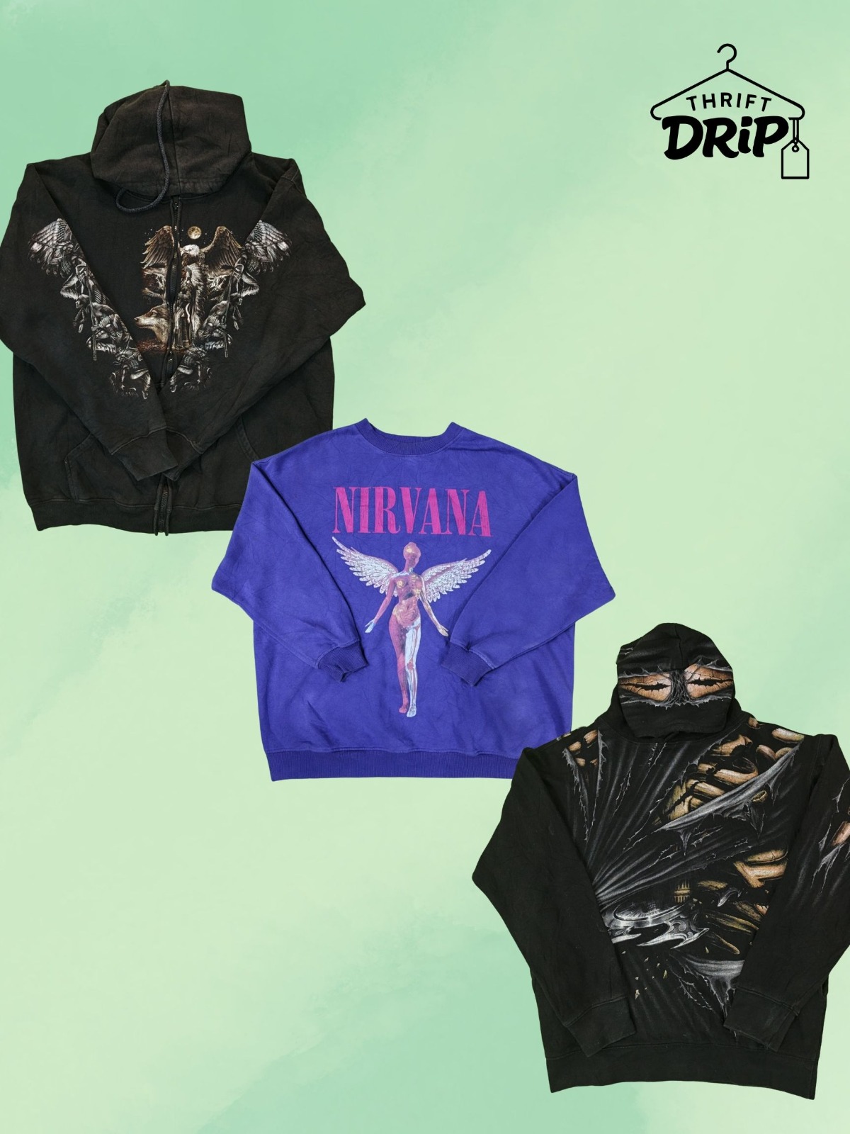 Music/Affliction Style Sweatshirts [TD-100]