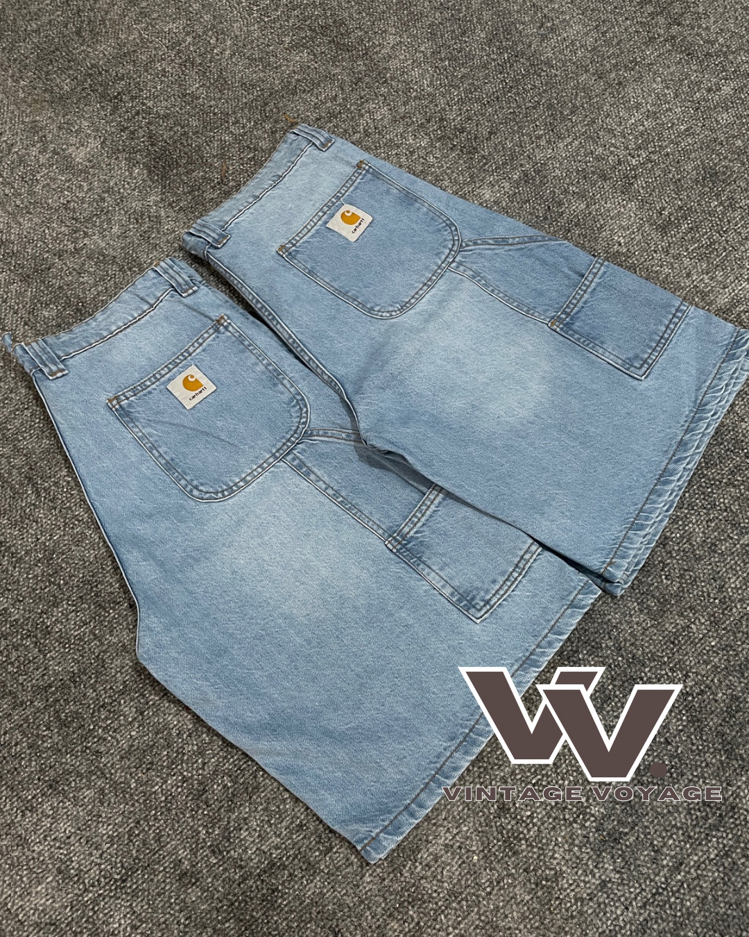 Carhartt Rework Style leichte Denim Baggy Jorts - #11825