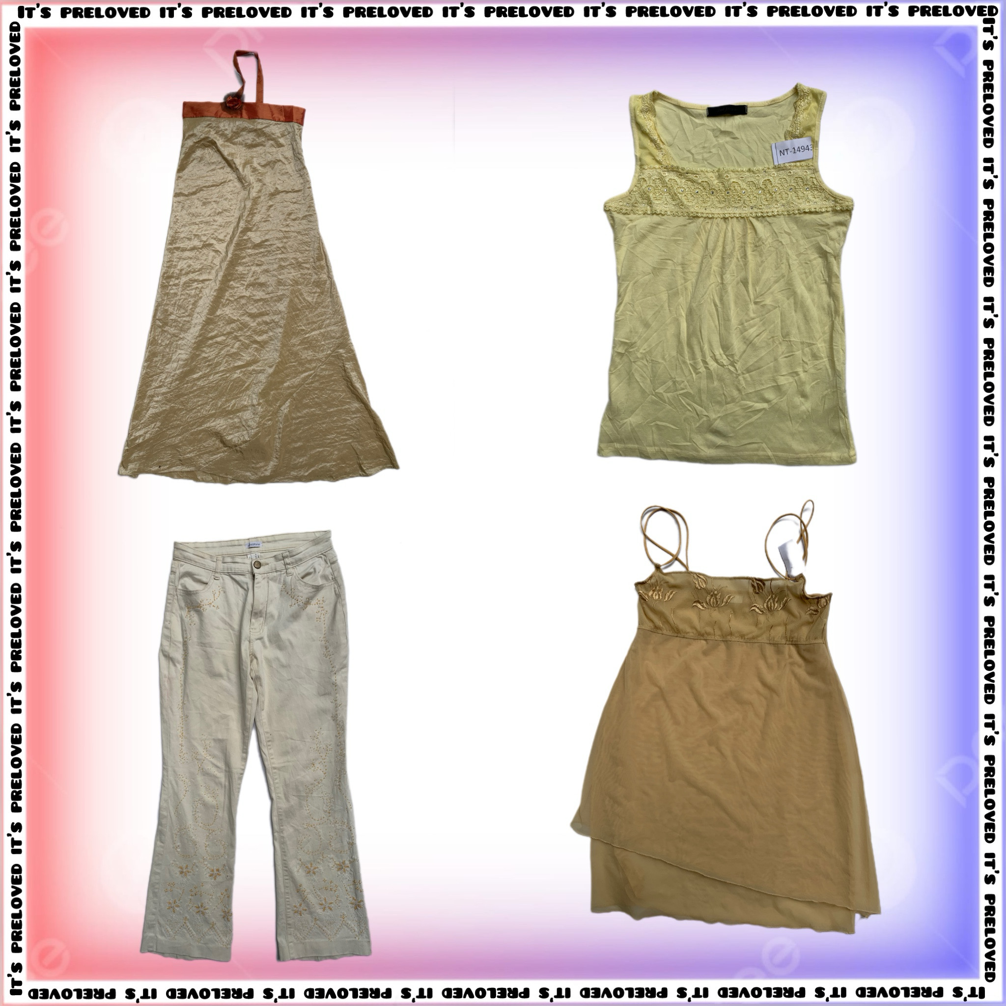 Butter Yellow Bundle - tops, dresses, skirts, pants (SS-1126)