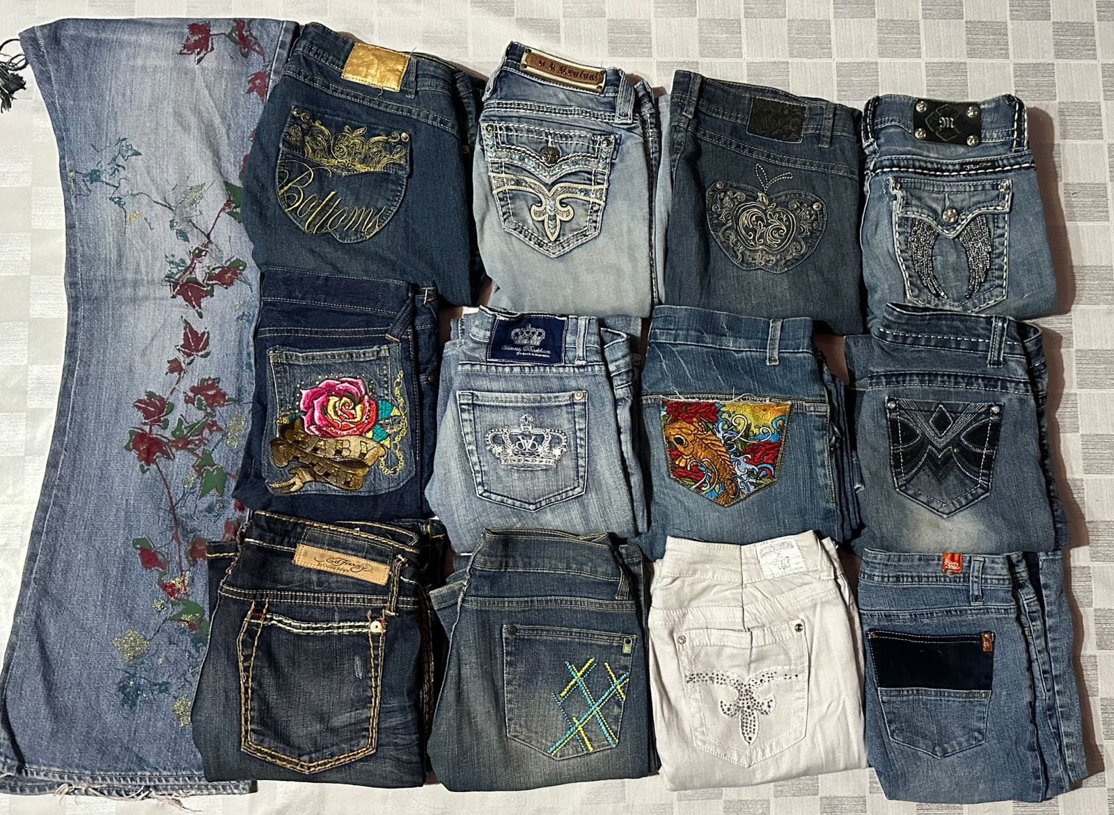 EVISU UND ANDERE MIX-MARKEN-JEANS (MD 1279)