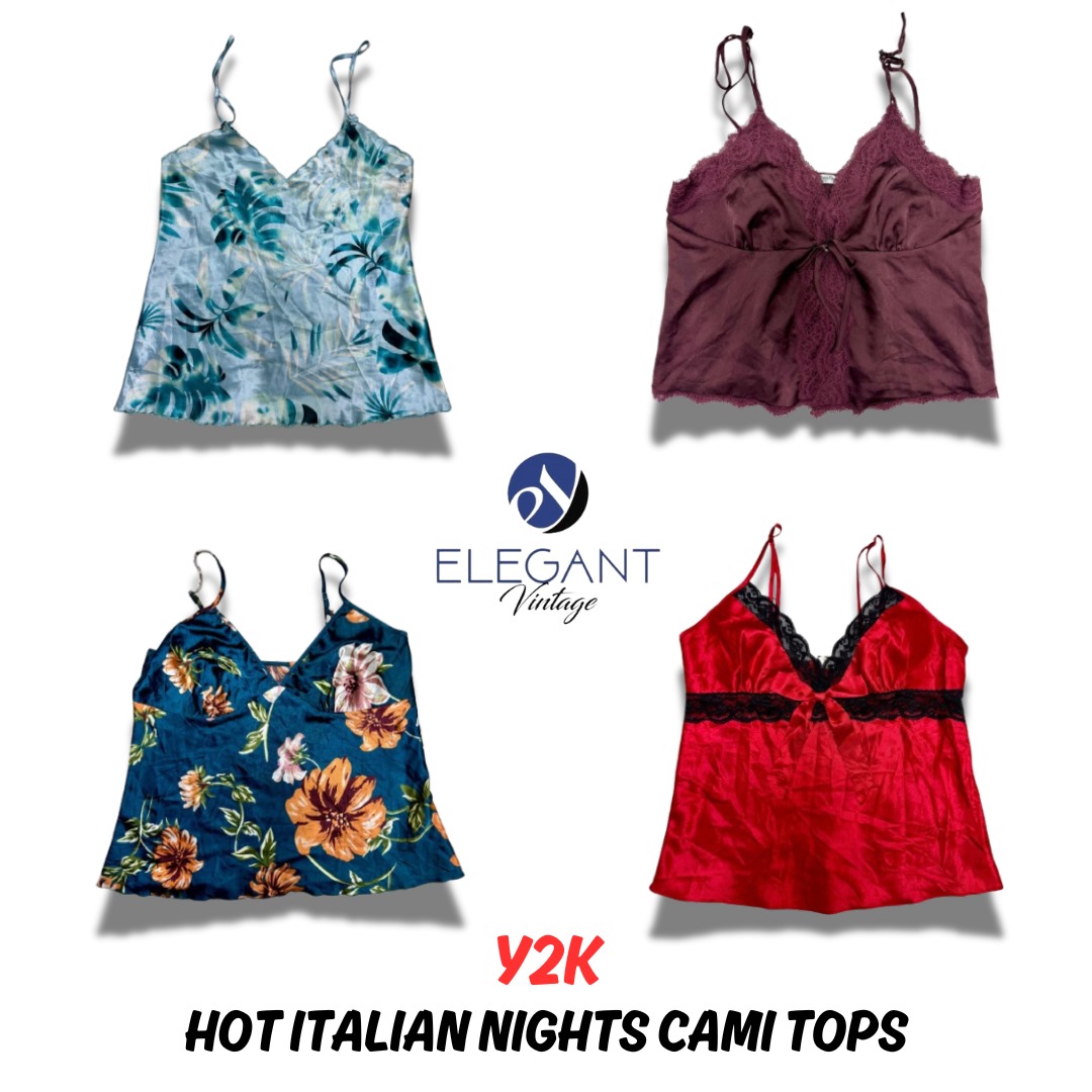 Y2K Heiße Italienische Nacht Cami Tops - EV0207