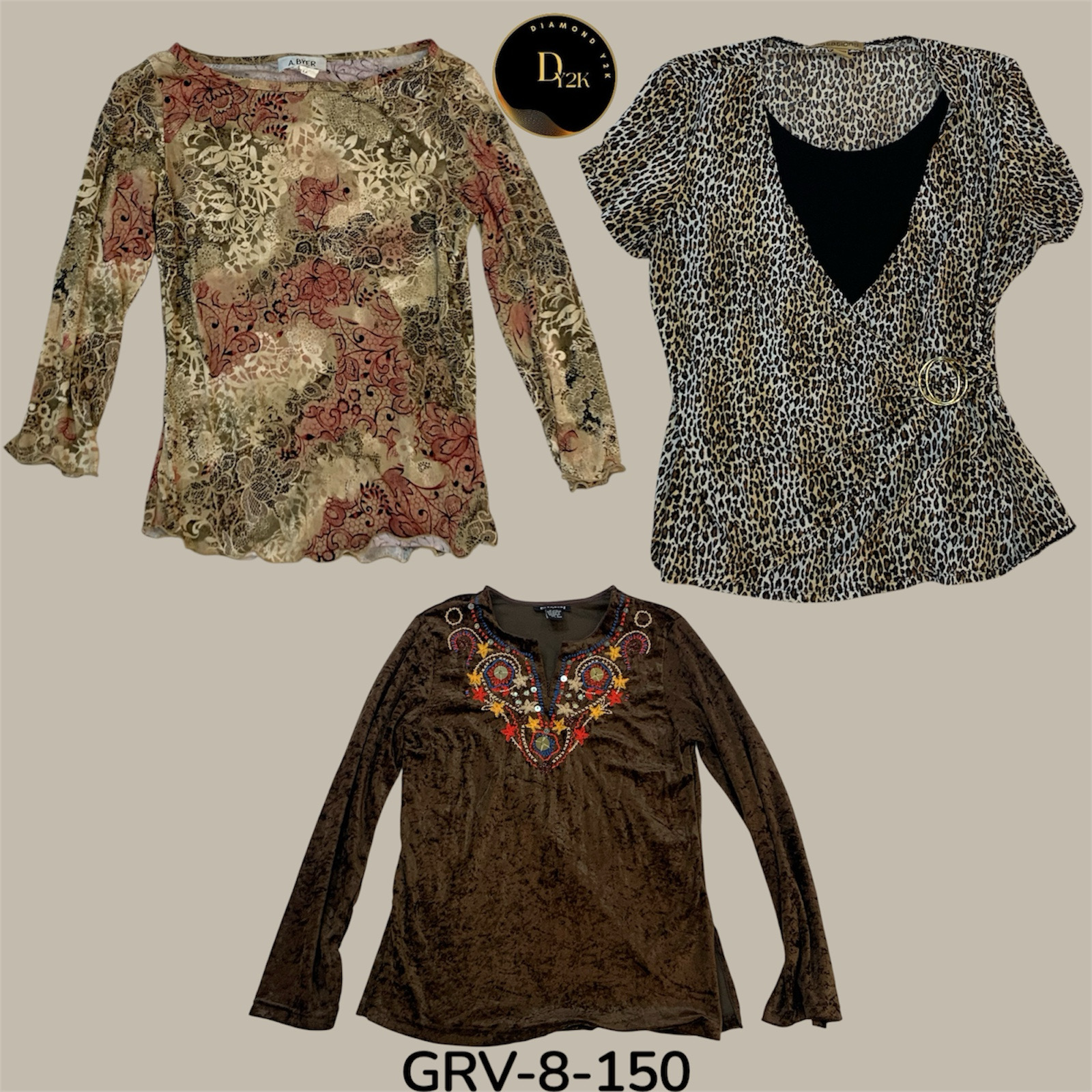 Y2k long sleeve blouse (GRV-8-150)