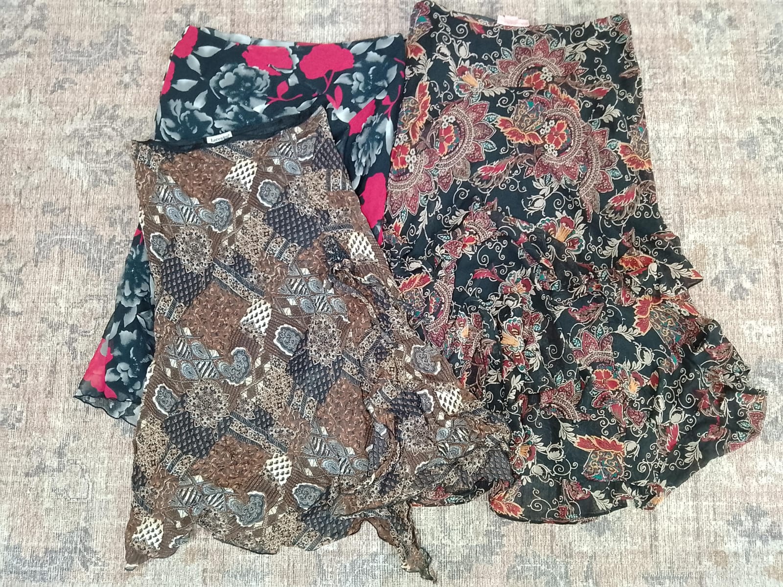 IQ0434 Y2k Italian Midi Maxi Skirts