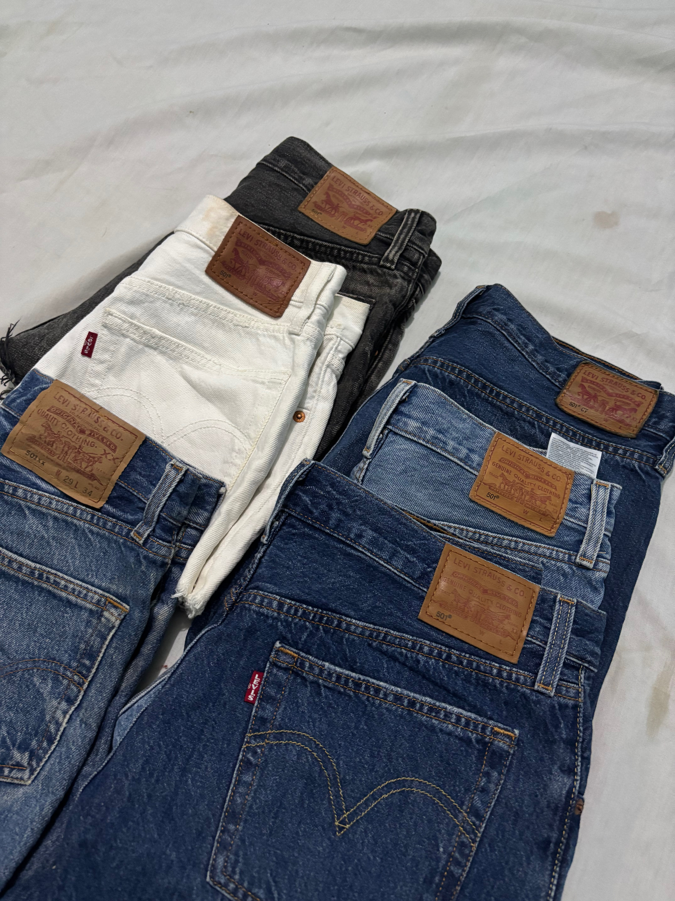 Levis 501 saxy shorts
