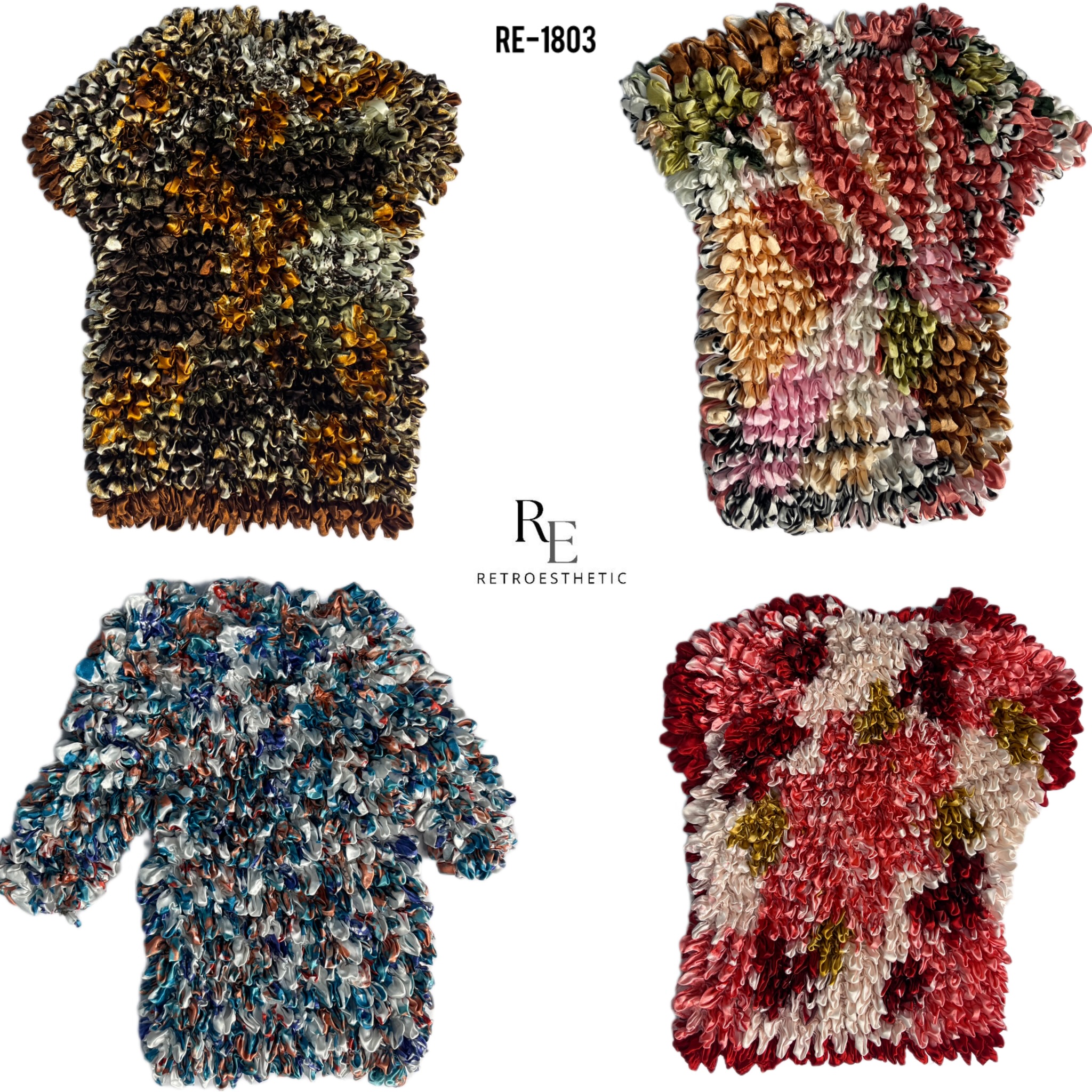 Y2K Popcorn / Bubble Tops (RE-1803)