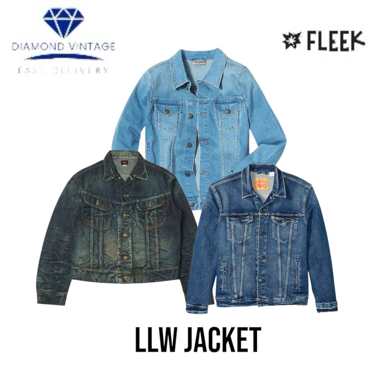 Jaqueta de denim LLW (DV -8- 118)