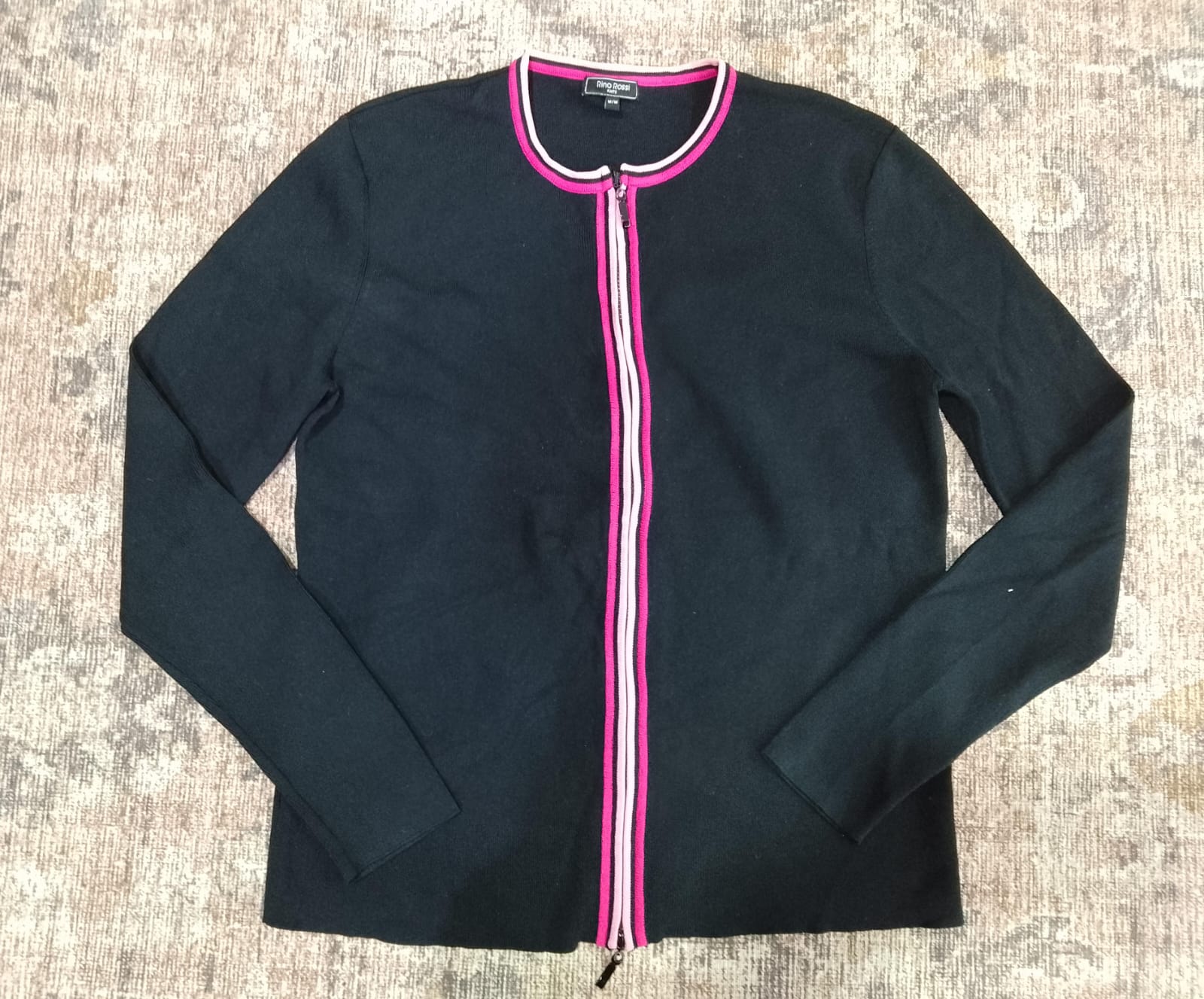 IQ0447 Y2K Double Zipper Sweaters
