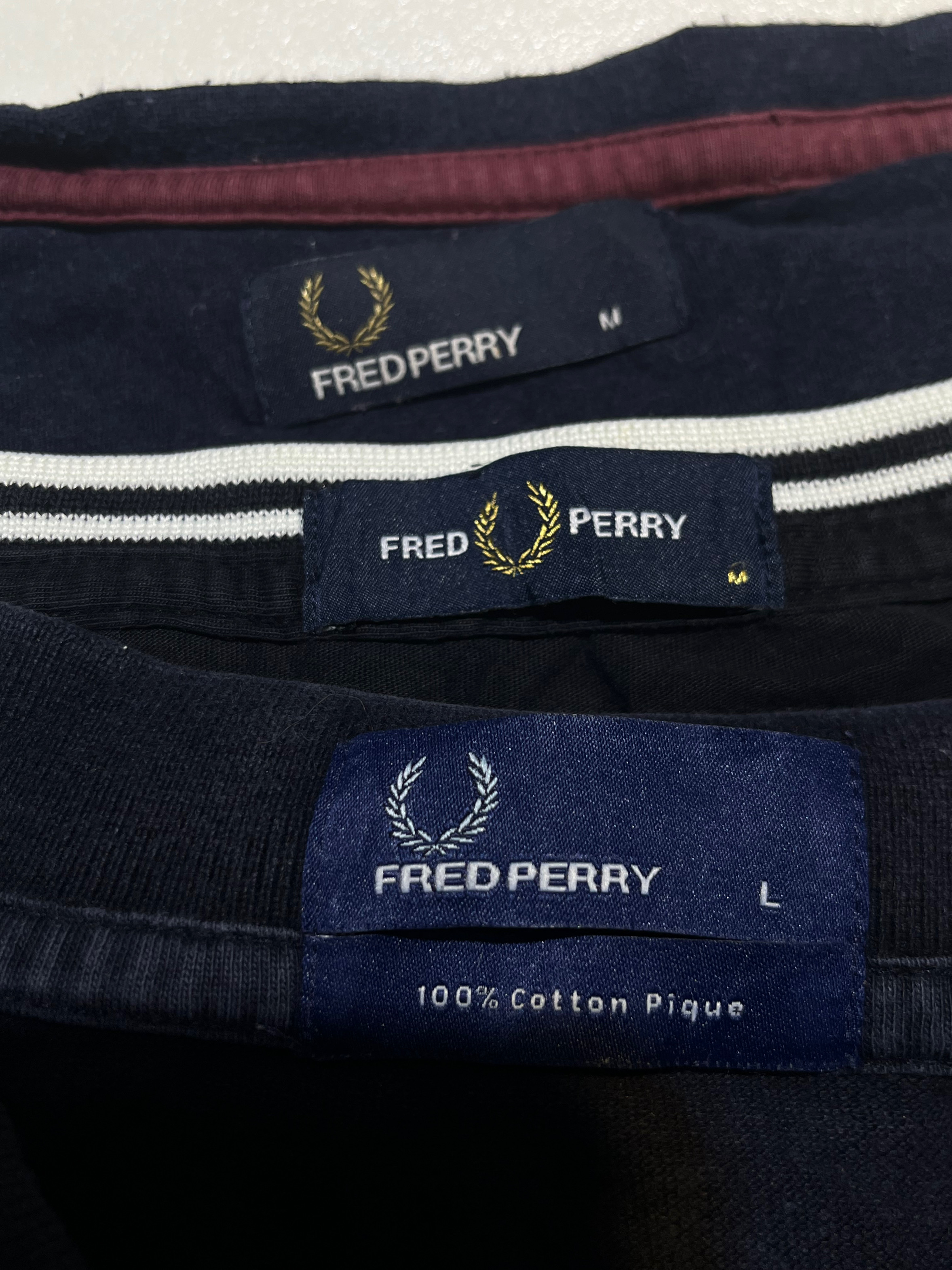 Fred Perry T-Shirts 11er Bundle