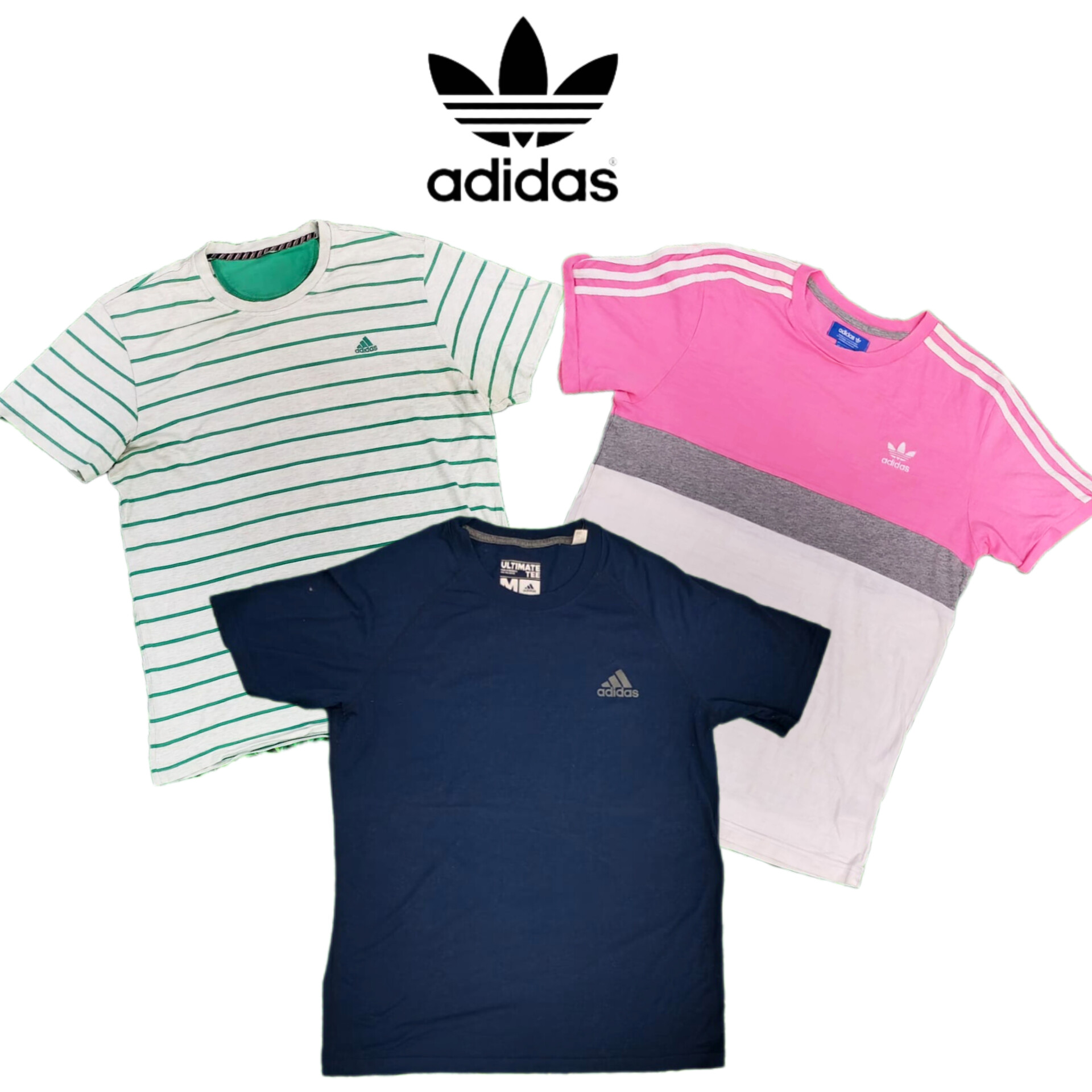 Adidas schlichtes T-Shirt (kleines Logo)