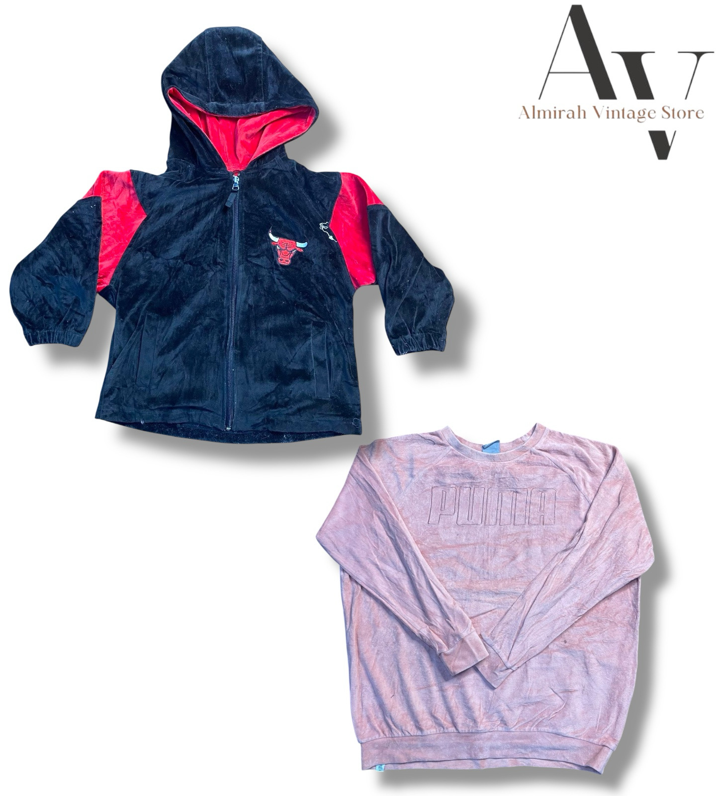 Puma and nike sweatshirts